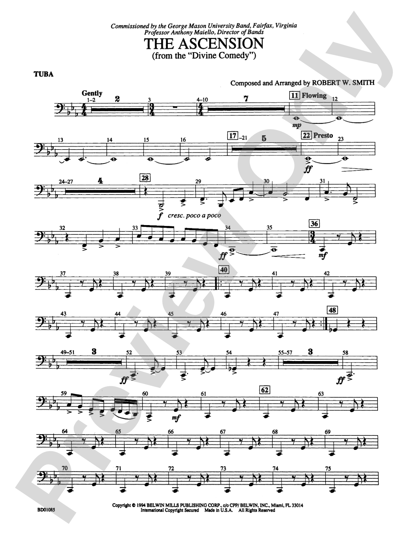The Ascension (from The Divine Comedy): Tuba