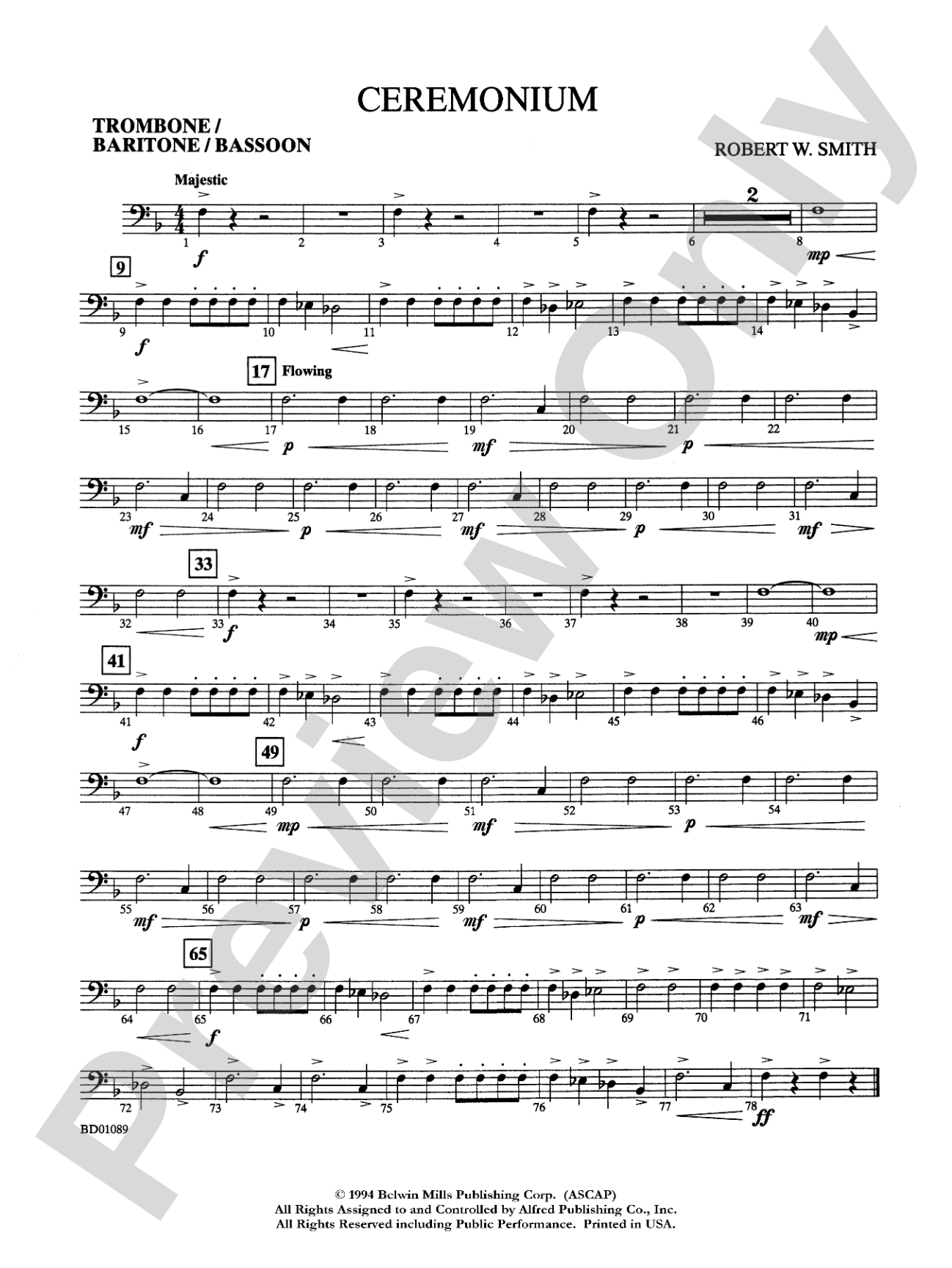 Ceremonium: 1st Trombone