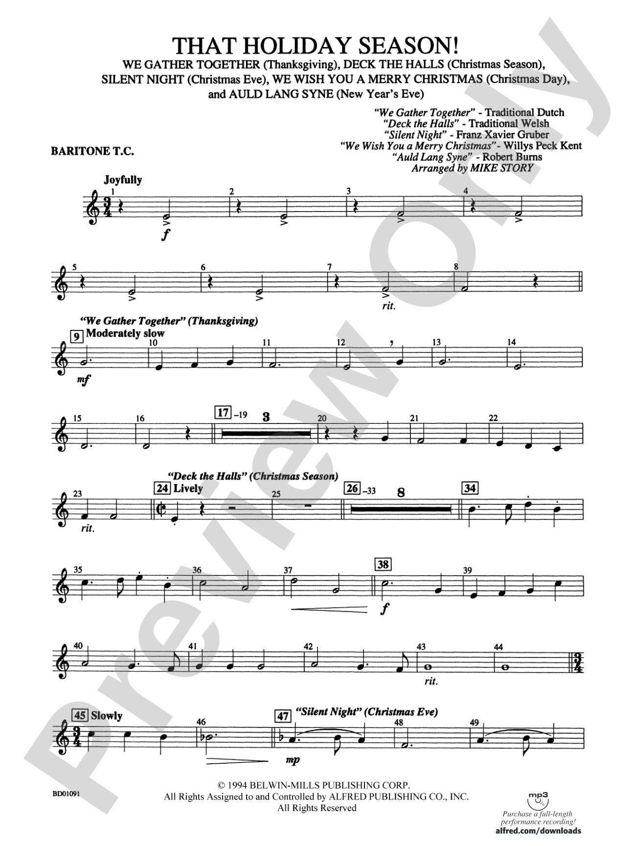 That Holiday Season!: Baritone T.C.