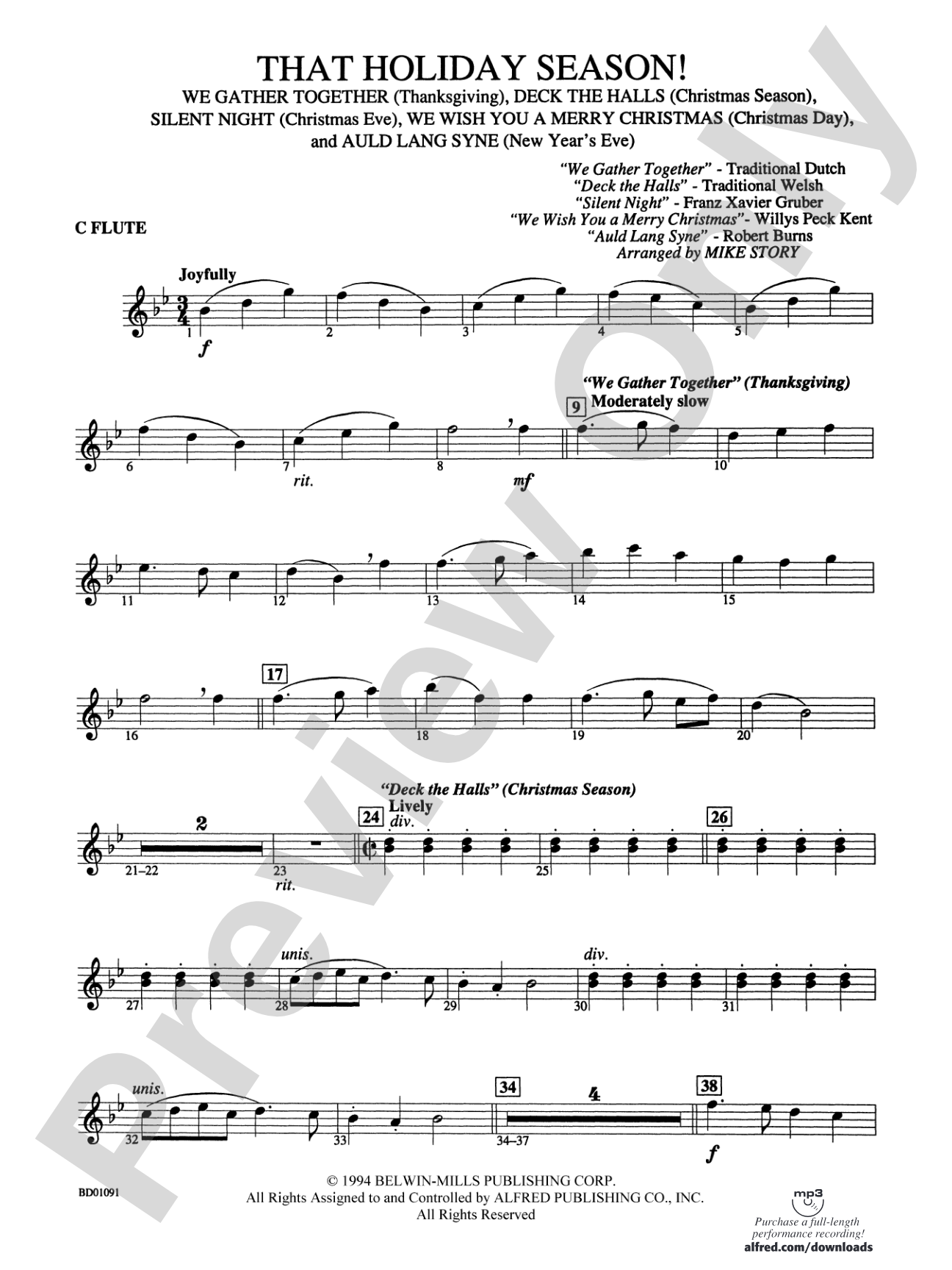 That Holiday Season!: Flute