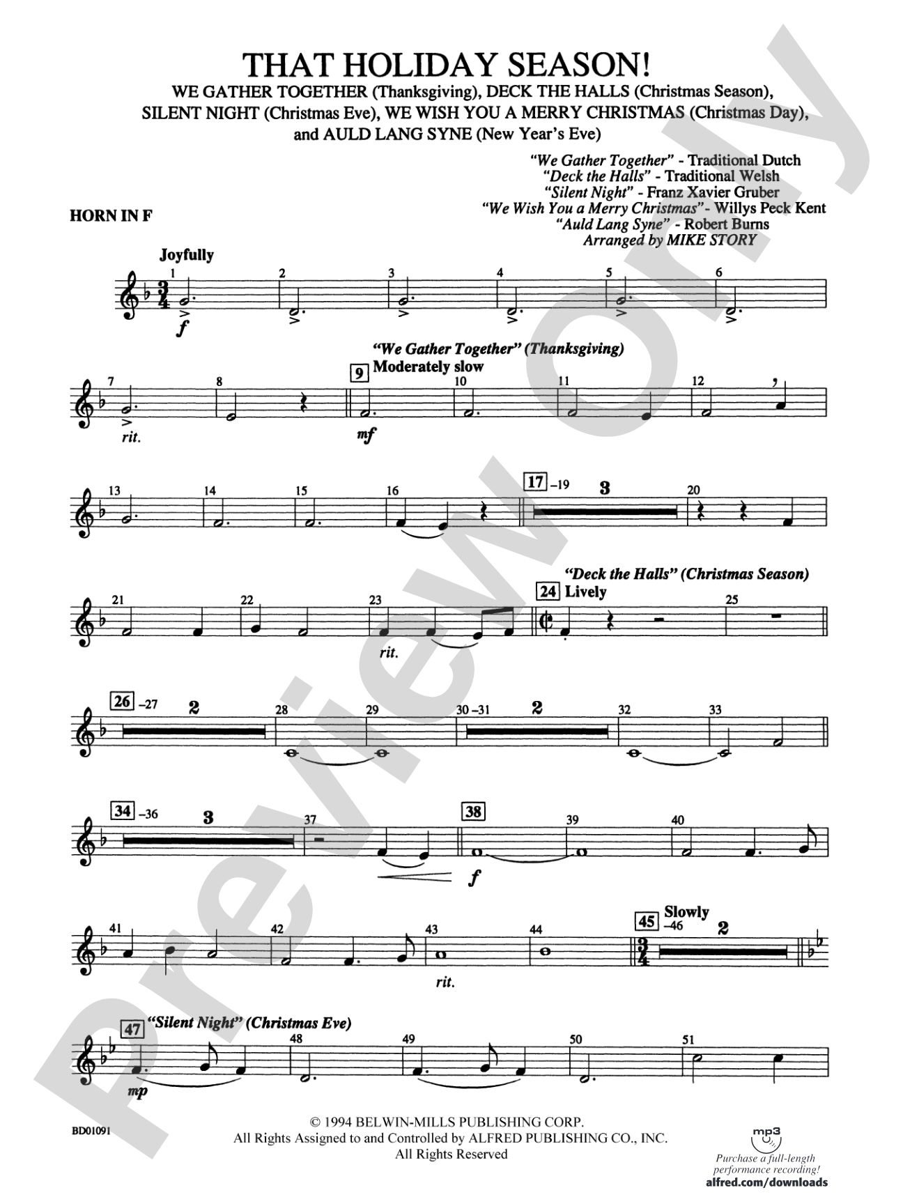 That Holiday Season!: 1st F Horn