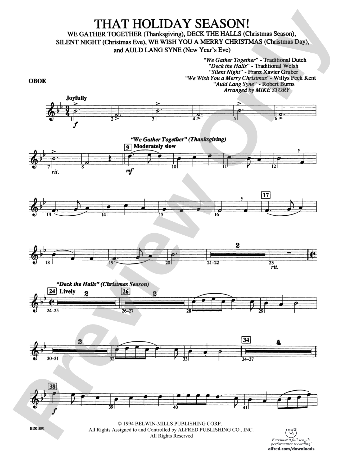 That Holiday Season!: Oboe