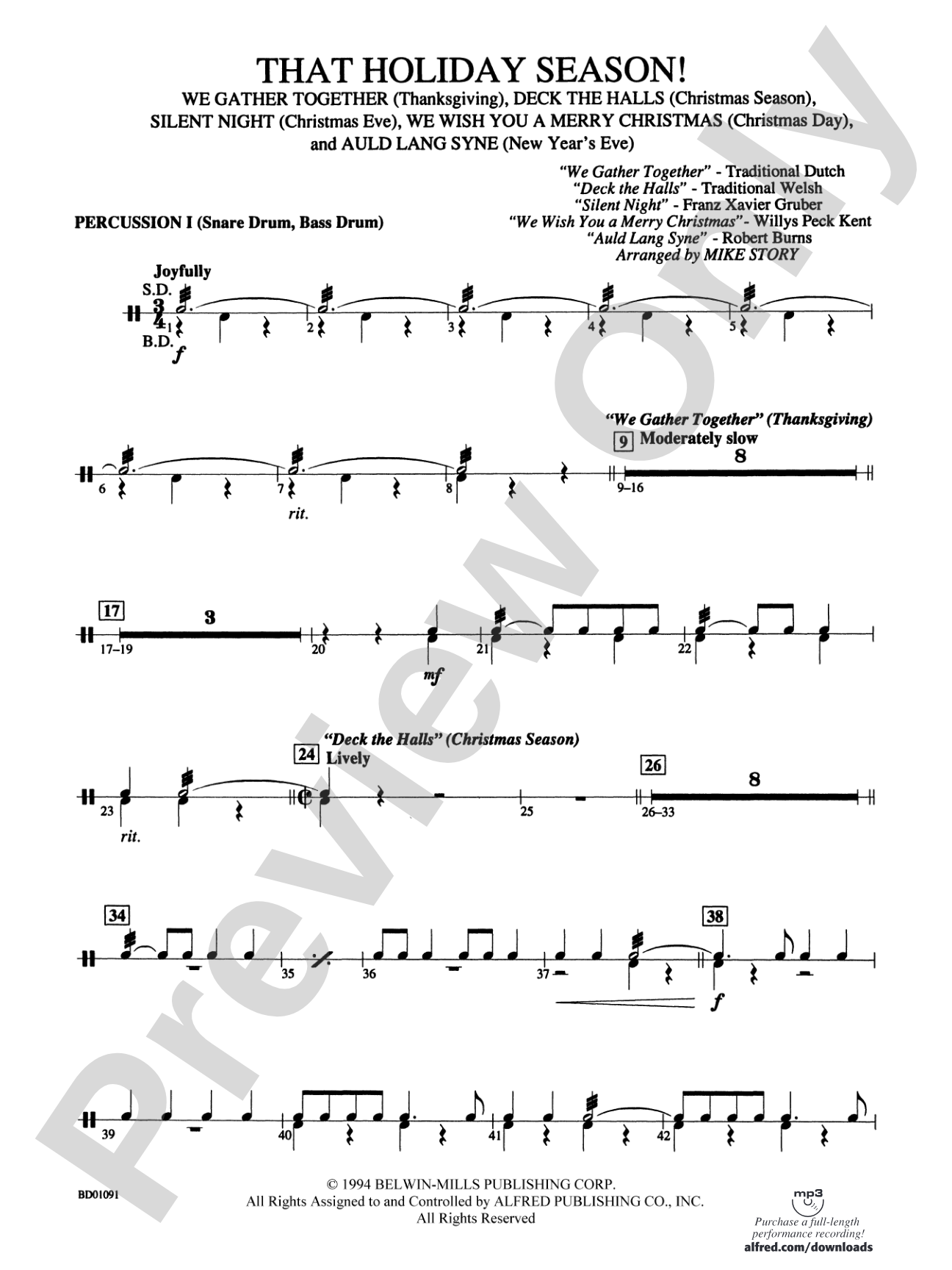 That Holiday Season!: 1st Percussion