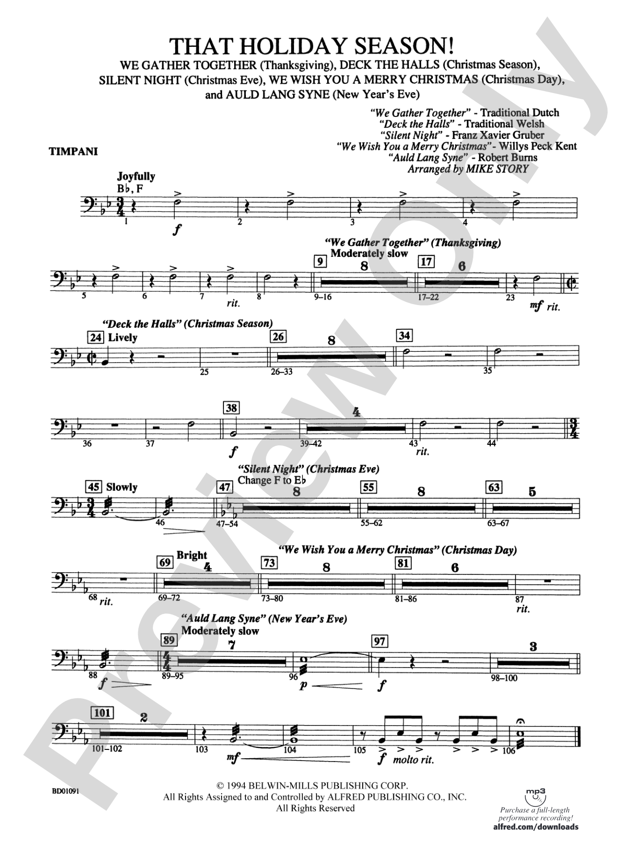 That Holiday Season!: Timpani