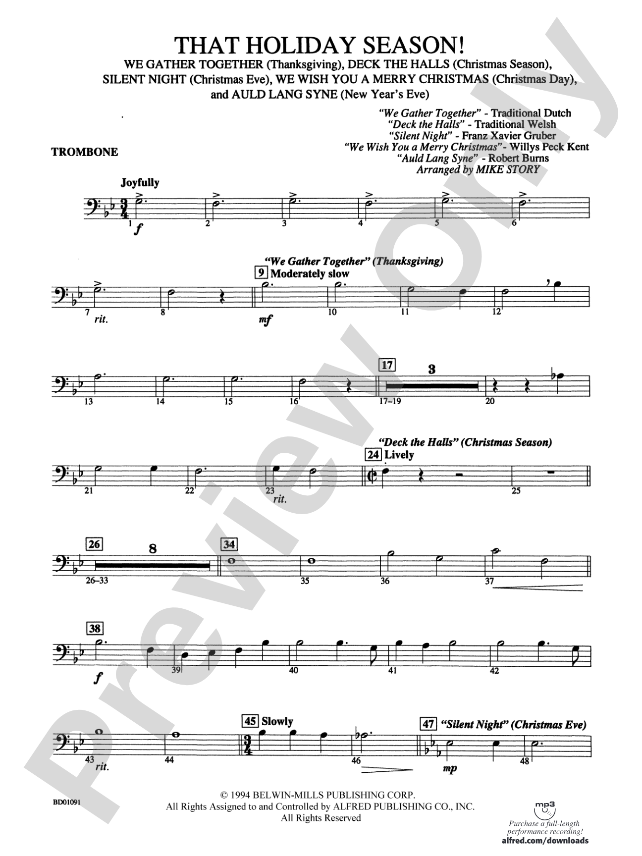 That Holiday Season!: 1st Trombone