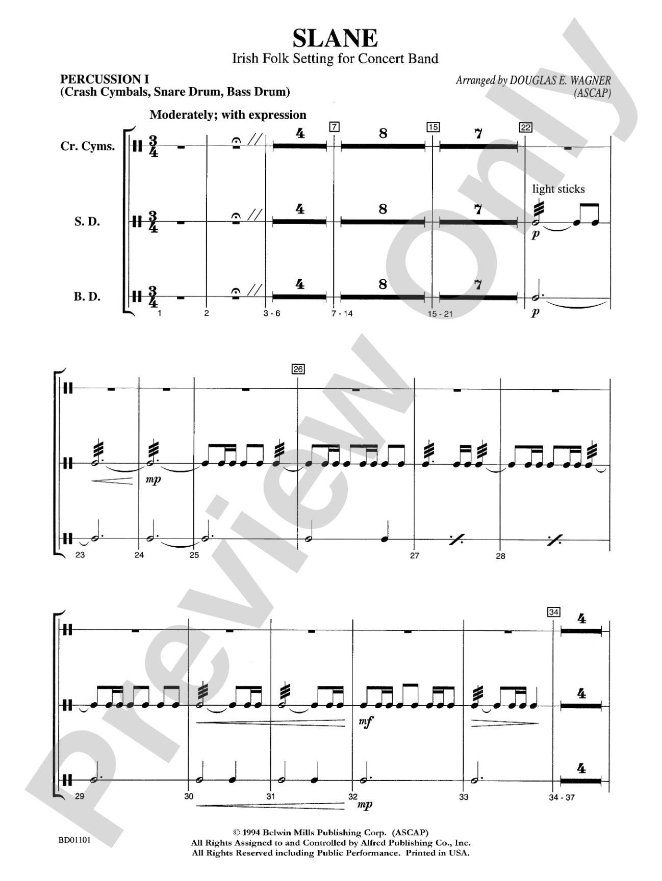 Slane: 1st Percussion