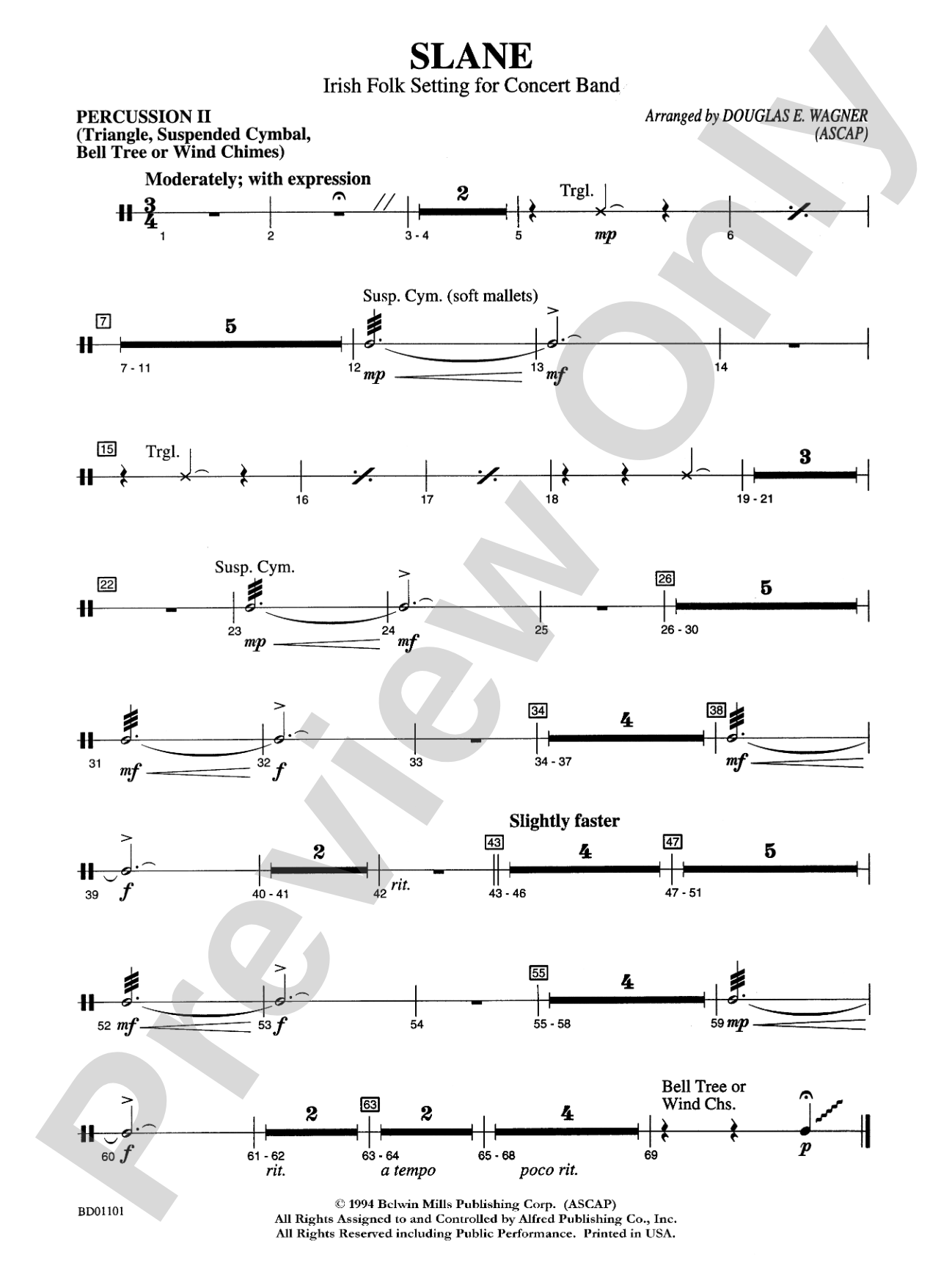 Slane: 2nd Percussion