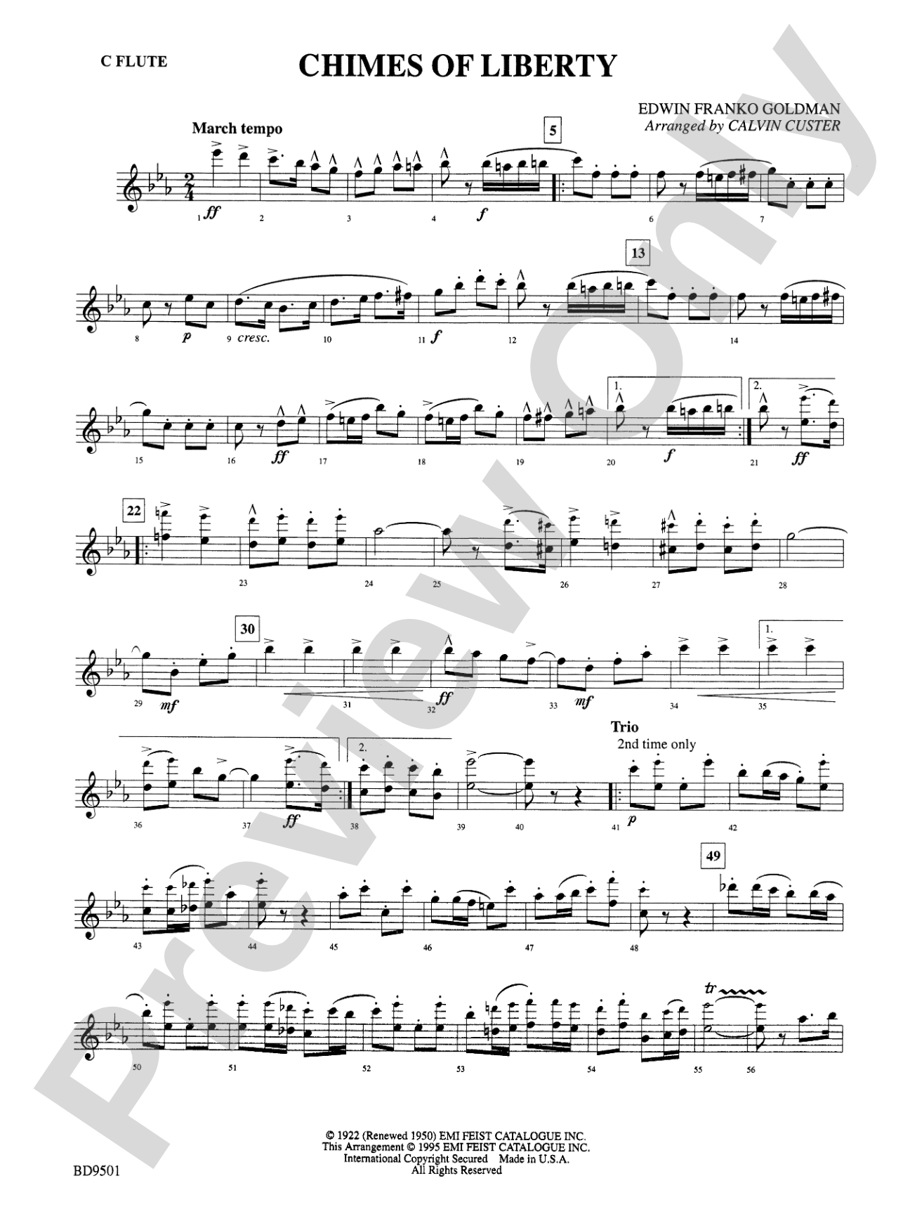 The Chimes of Liberty: Flute