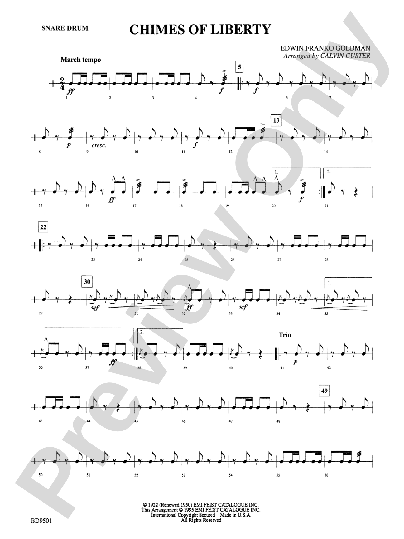 The Chimes of Liberty: Snare Drum