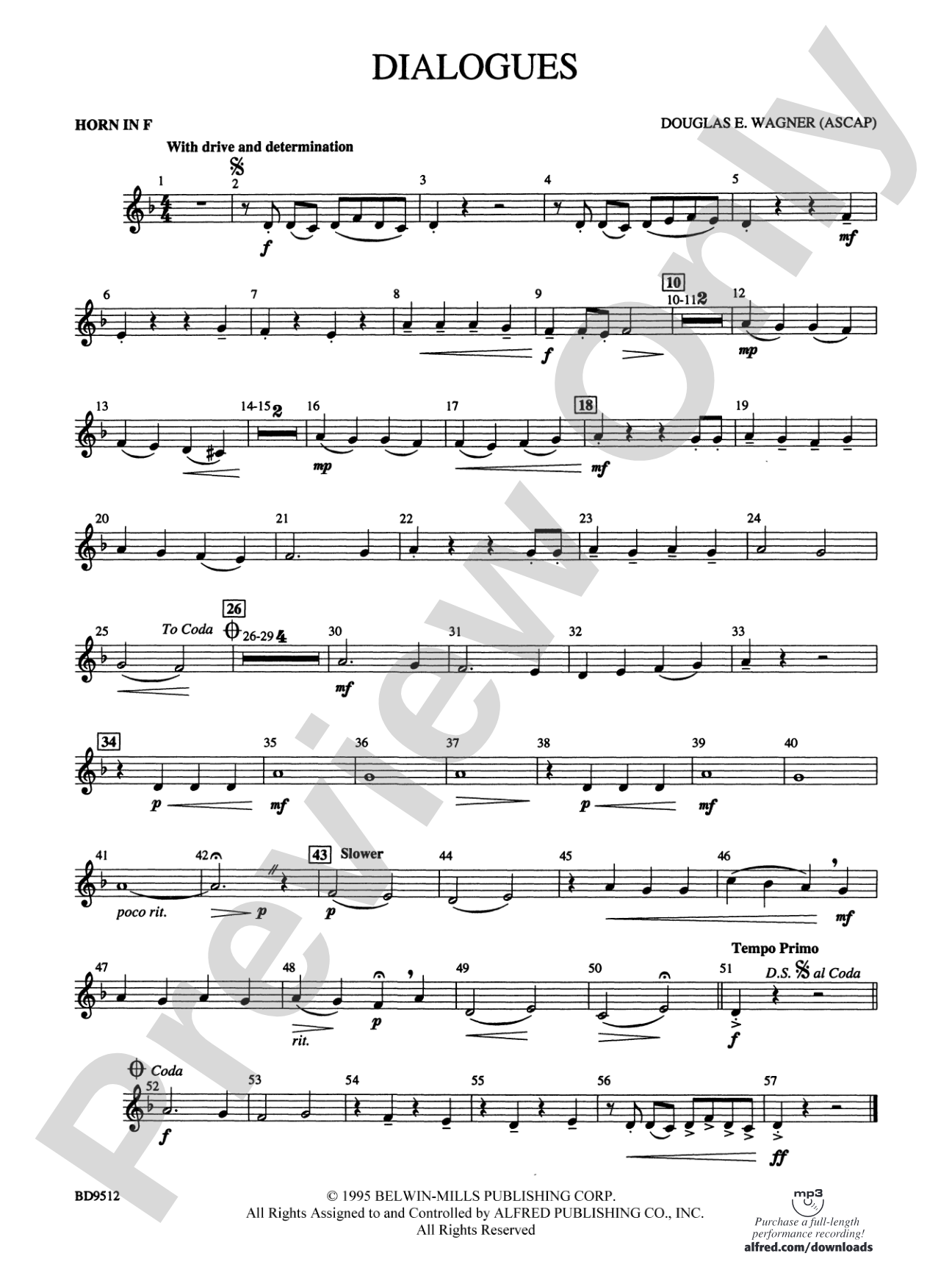 Dialogues: 1st F Horn