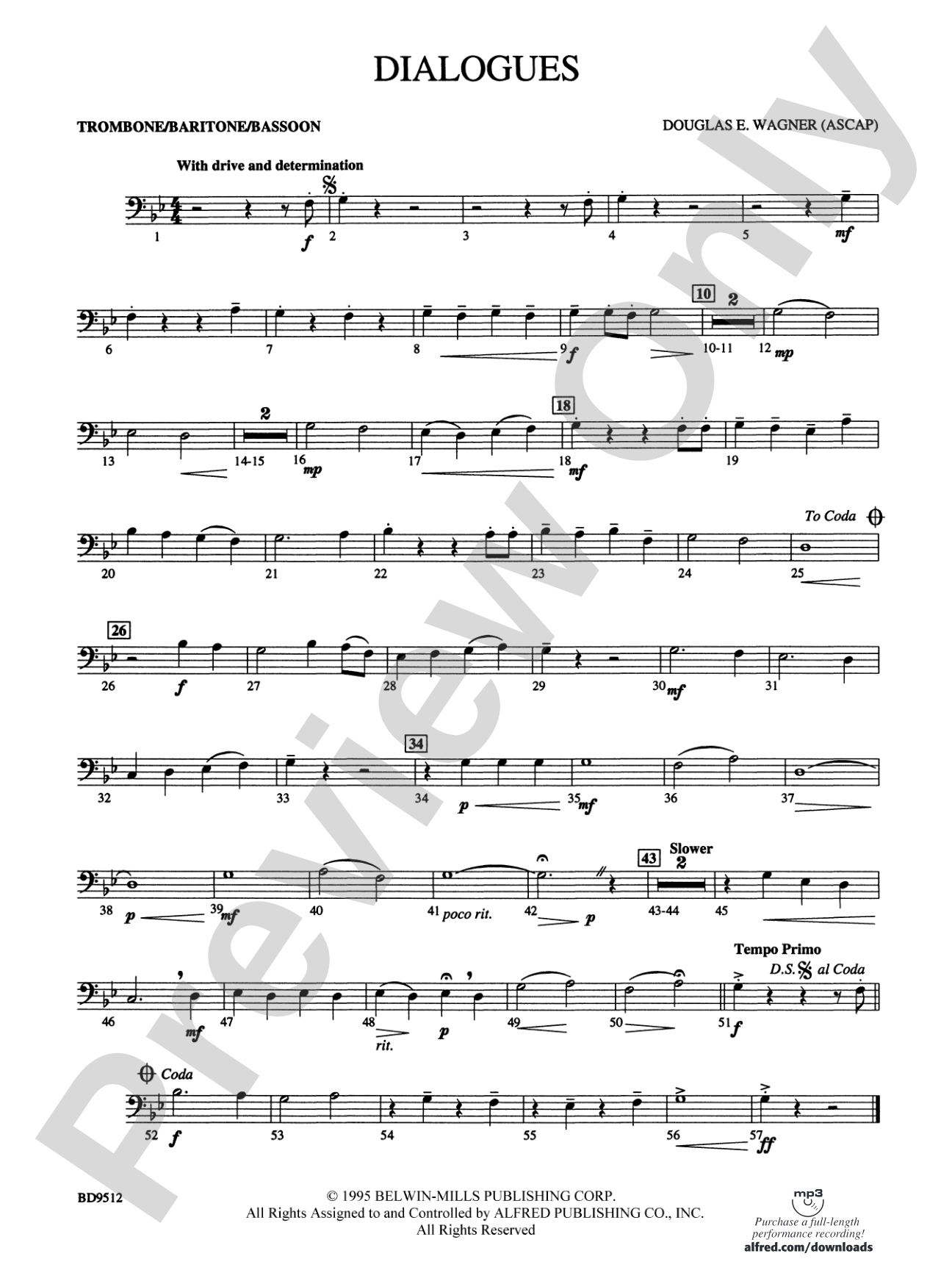 Dialogues: 1st Trombone