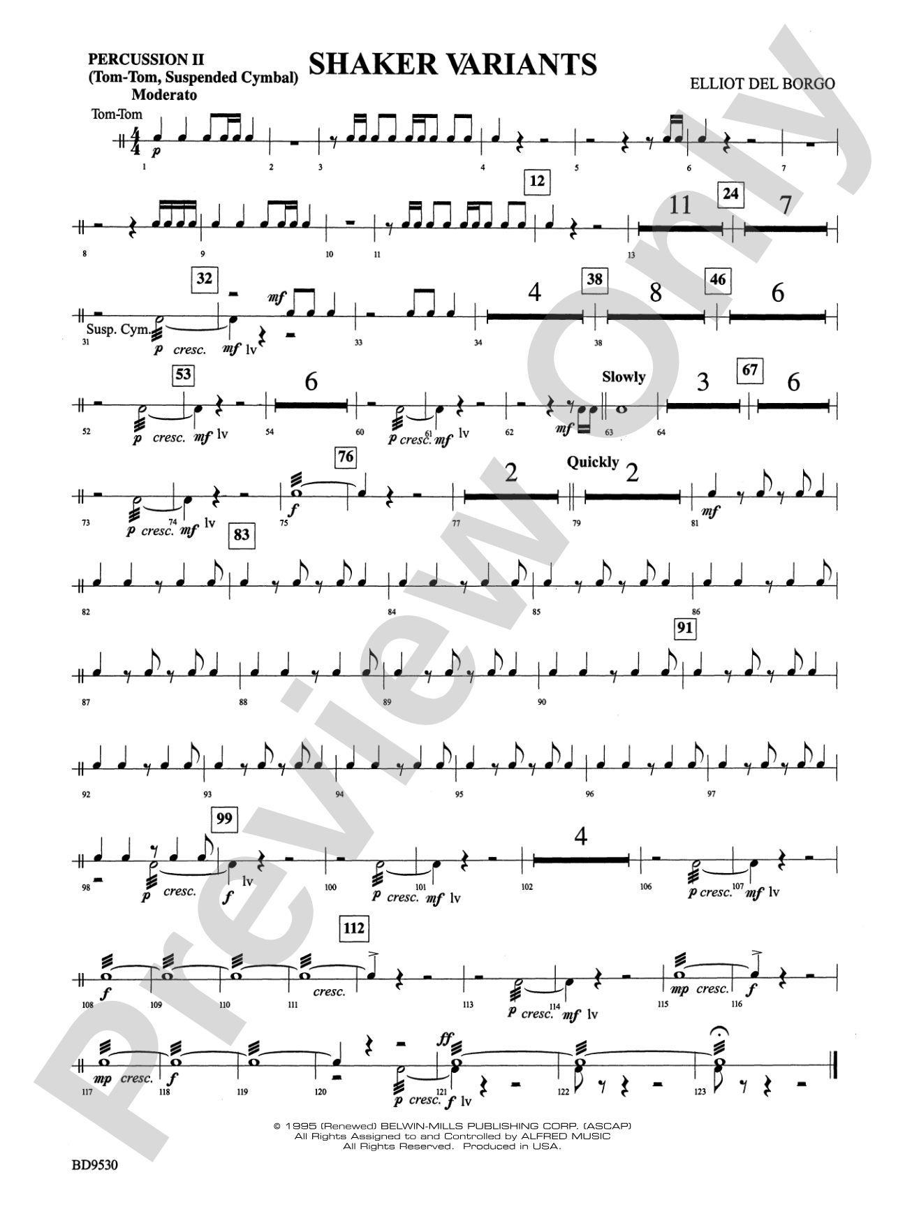 Shaker Variants: 2nd Percussion