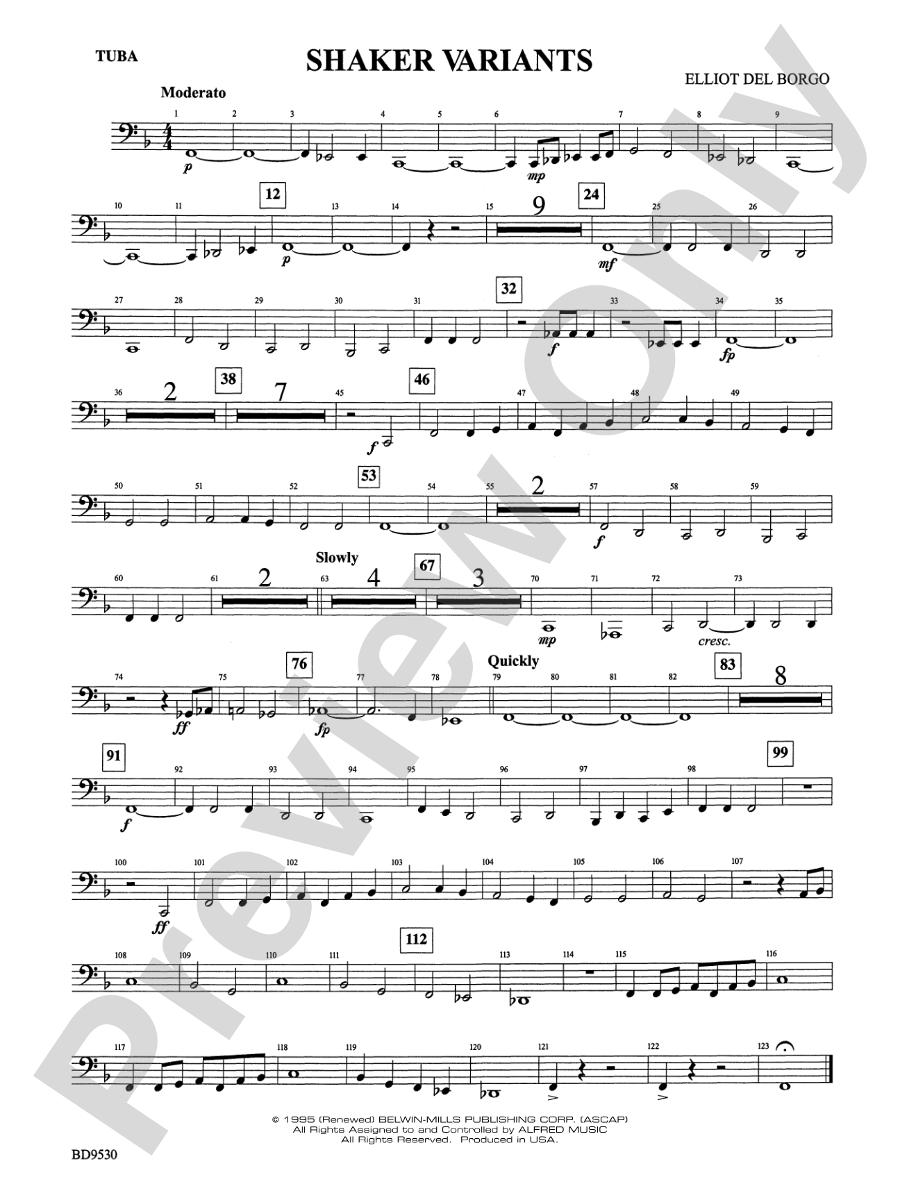 Shaker Variants: Tuba