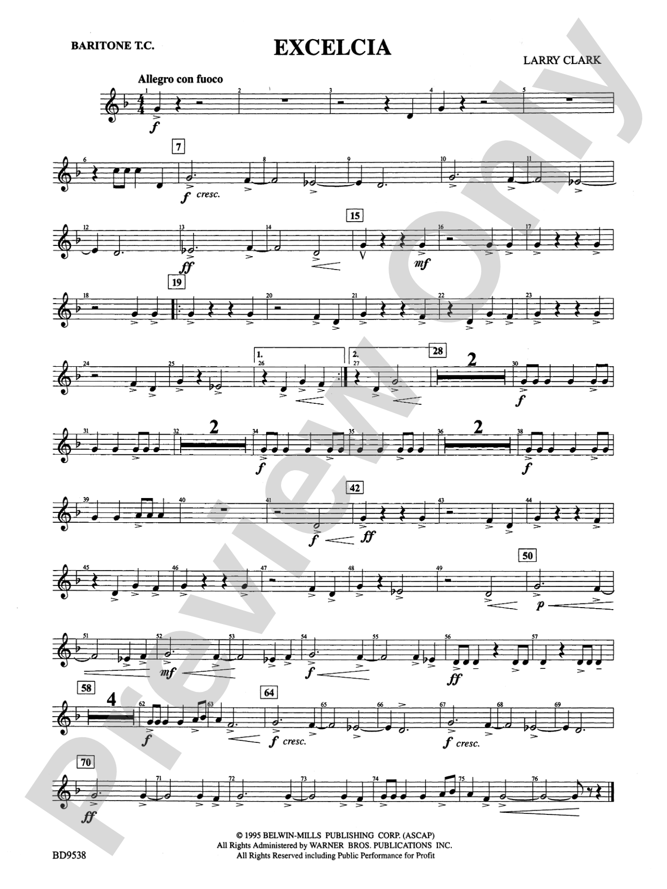 Excelcia: Baritone T.C.