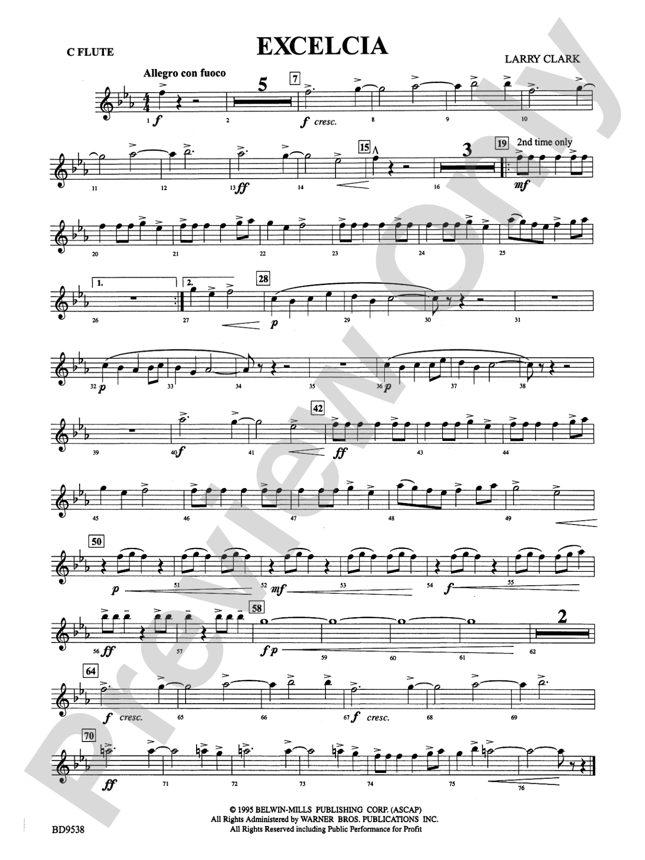 Excelcia: Flute