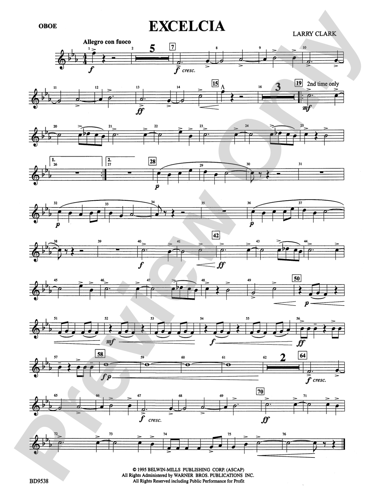 Excelcia: Oboe