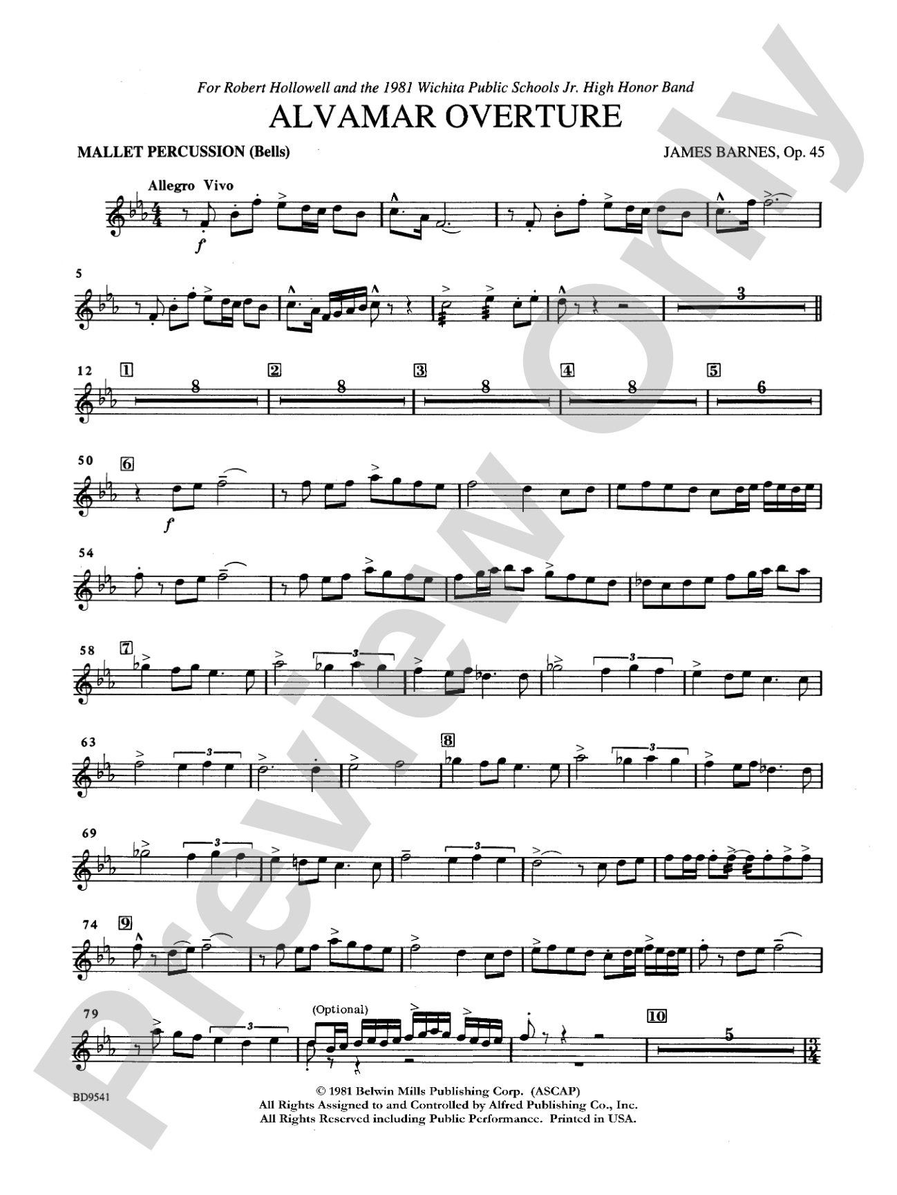 Alvamar Overture: Mallets