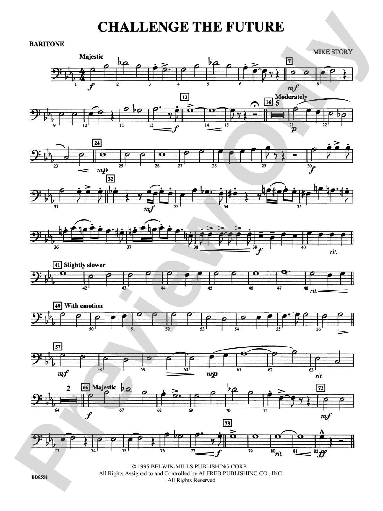 Challenge the Future: Baritone B.C.