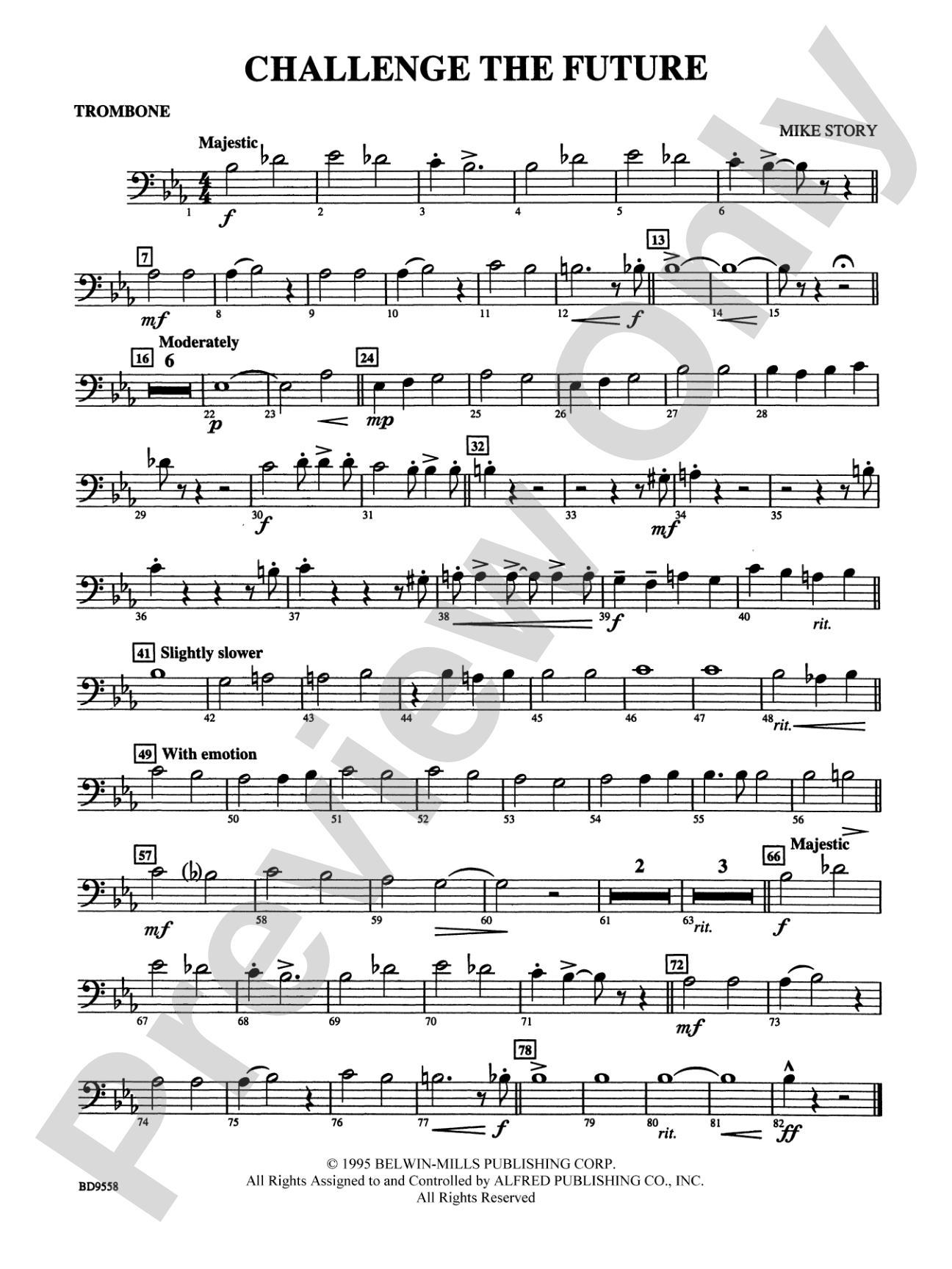 Challenge the Future: 1st Trombone