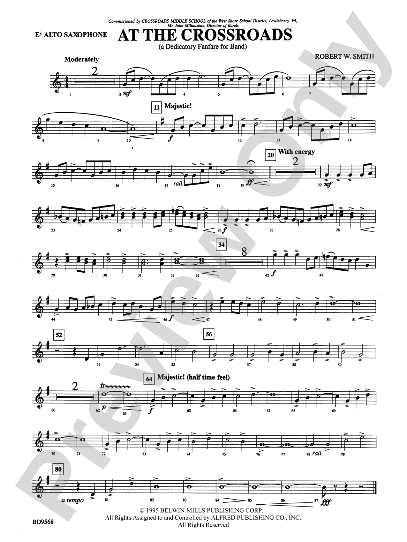 At the Crossroads: E-flat Alto Saxophone