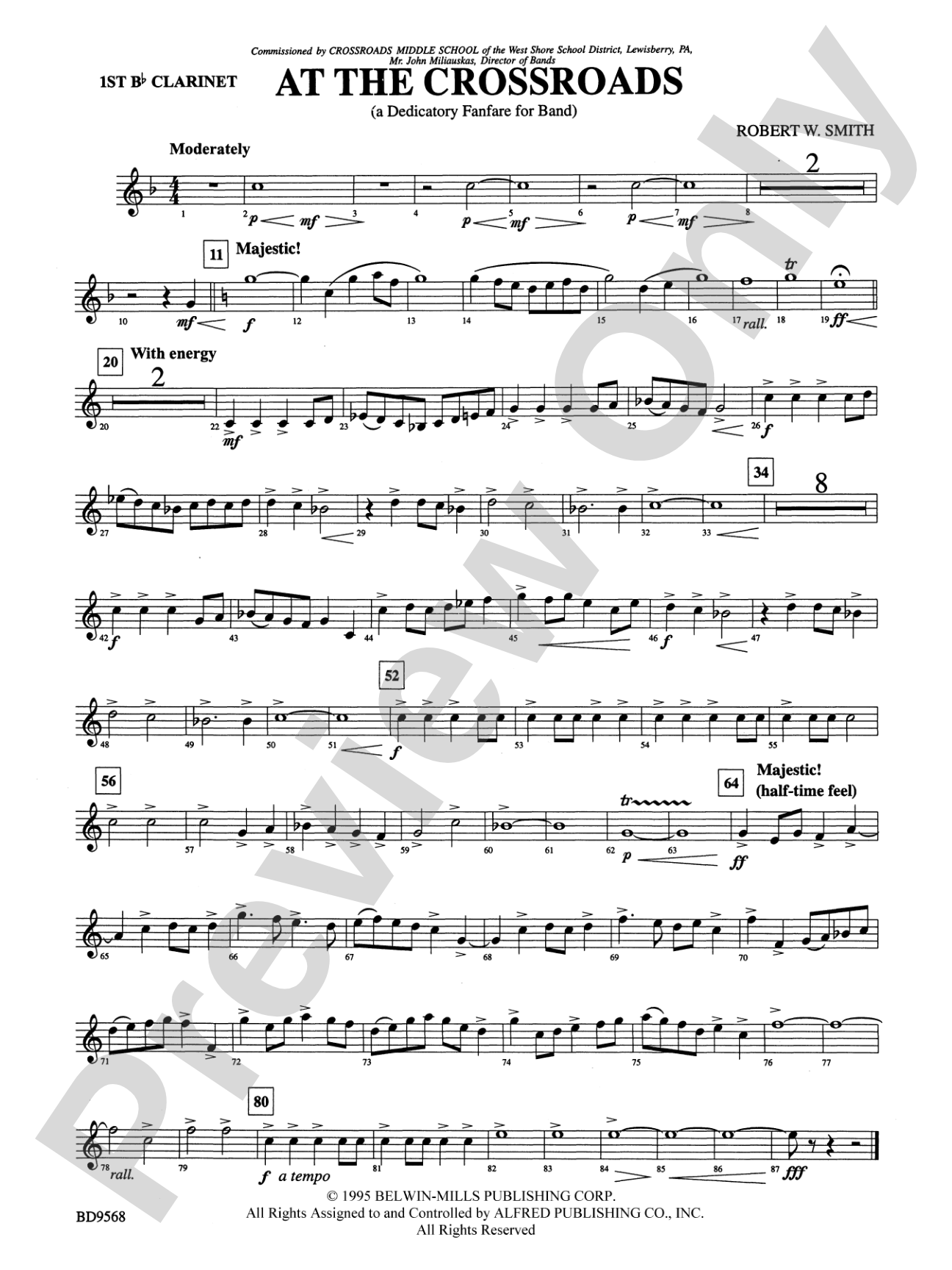 At the Crossroads: 1st B-flat Clarinet