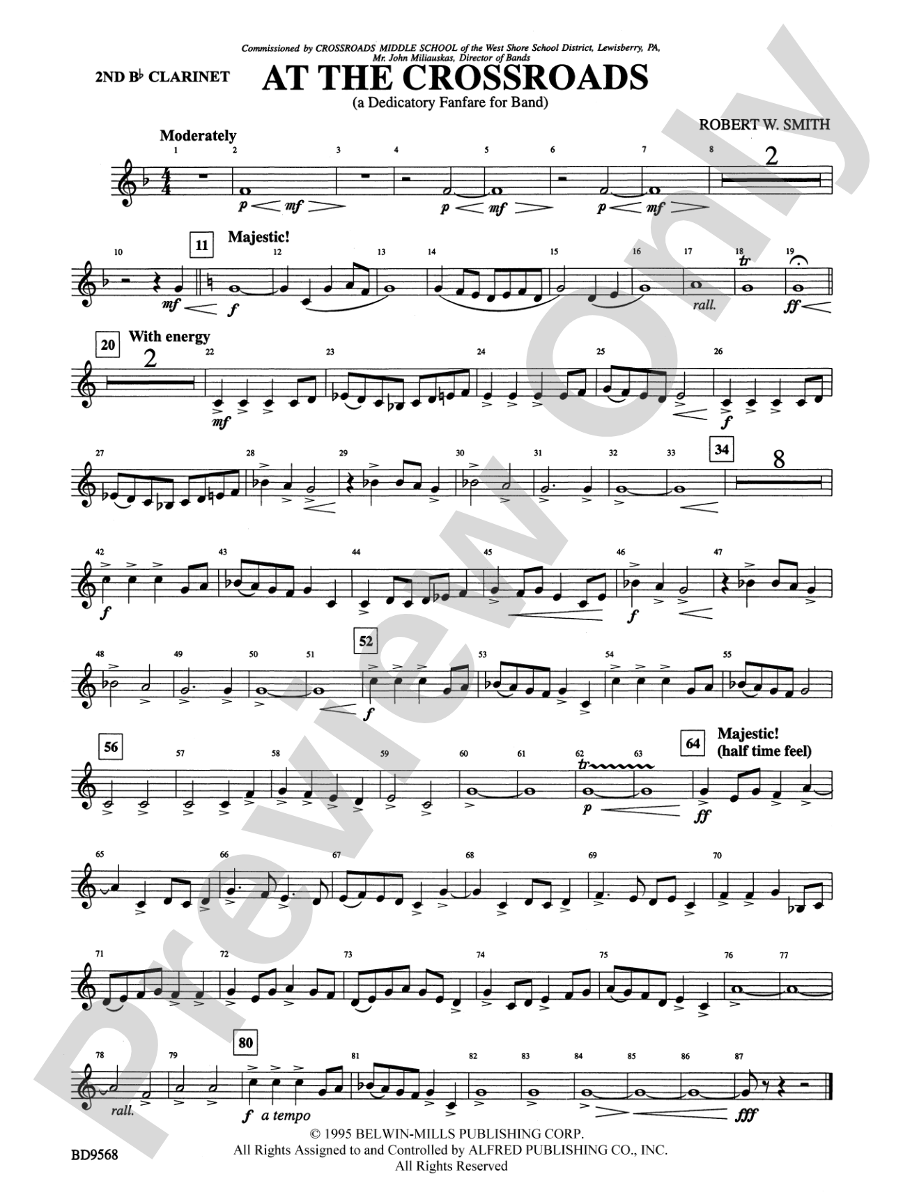 At the Crossroads: 2nd B-flat Clarinet