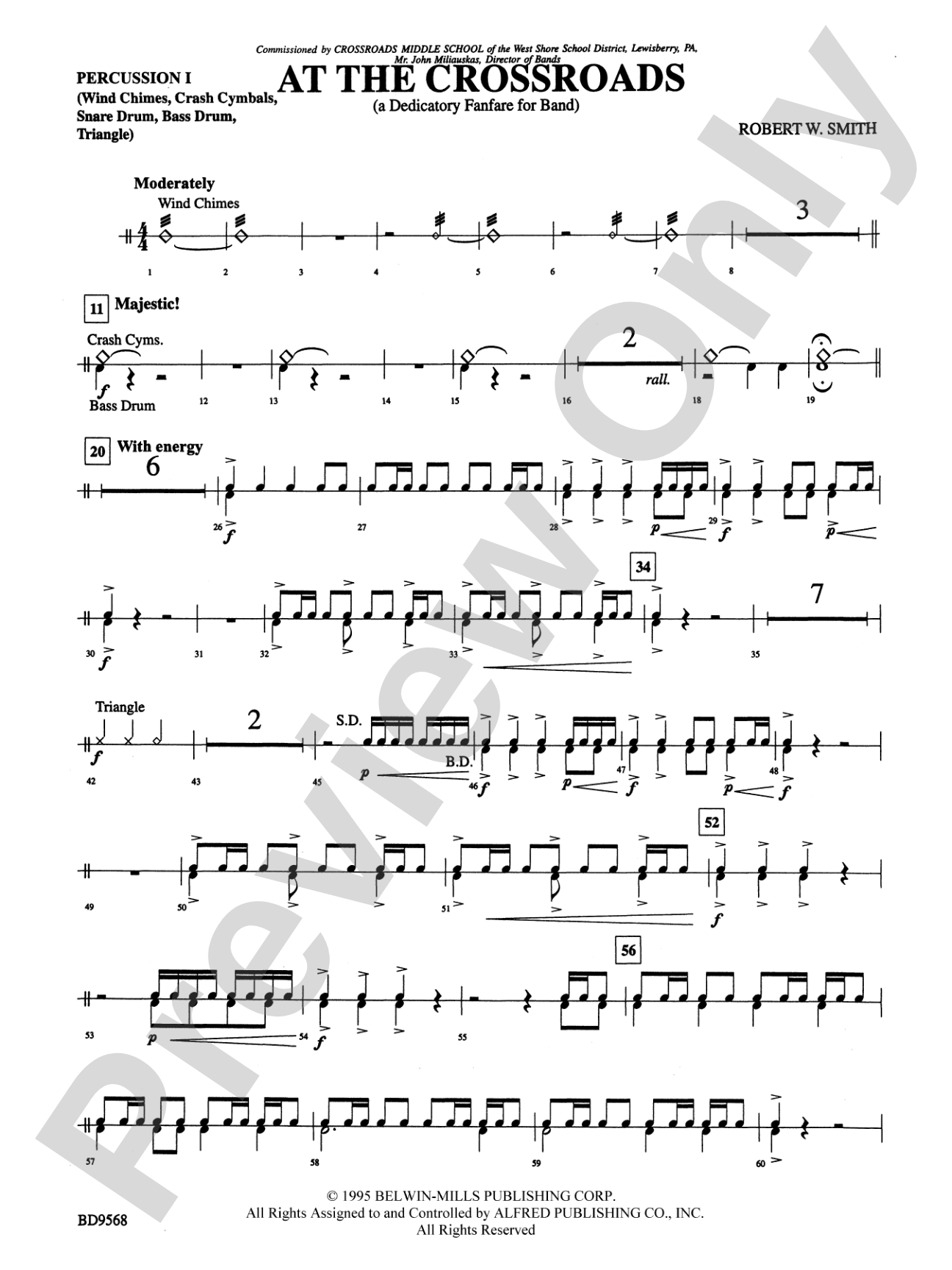 At the Crossroads: 1st Percussion