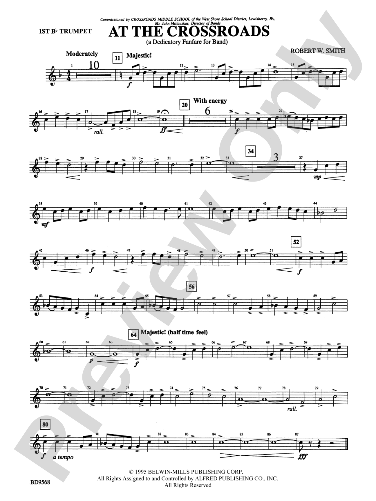 At the Crossroads: 1st B-flat Trumpet