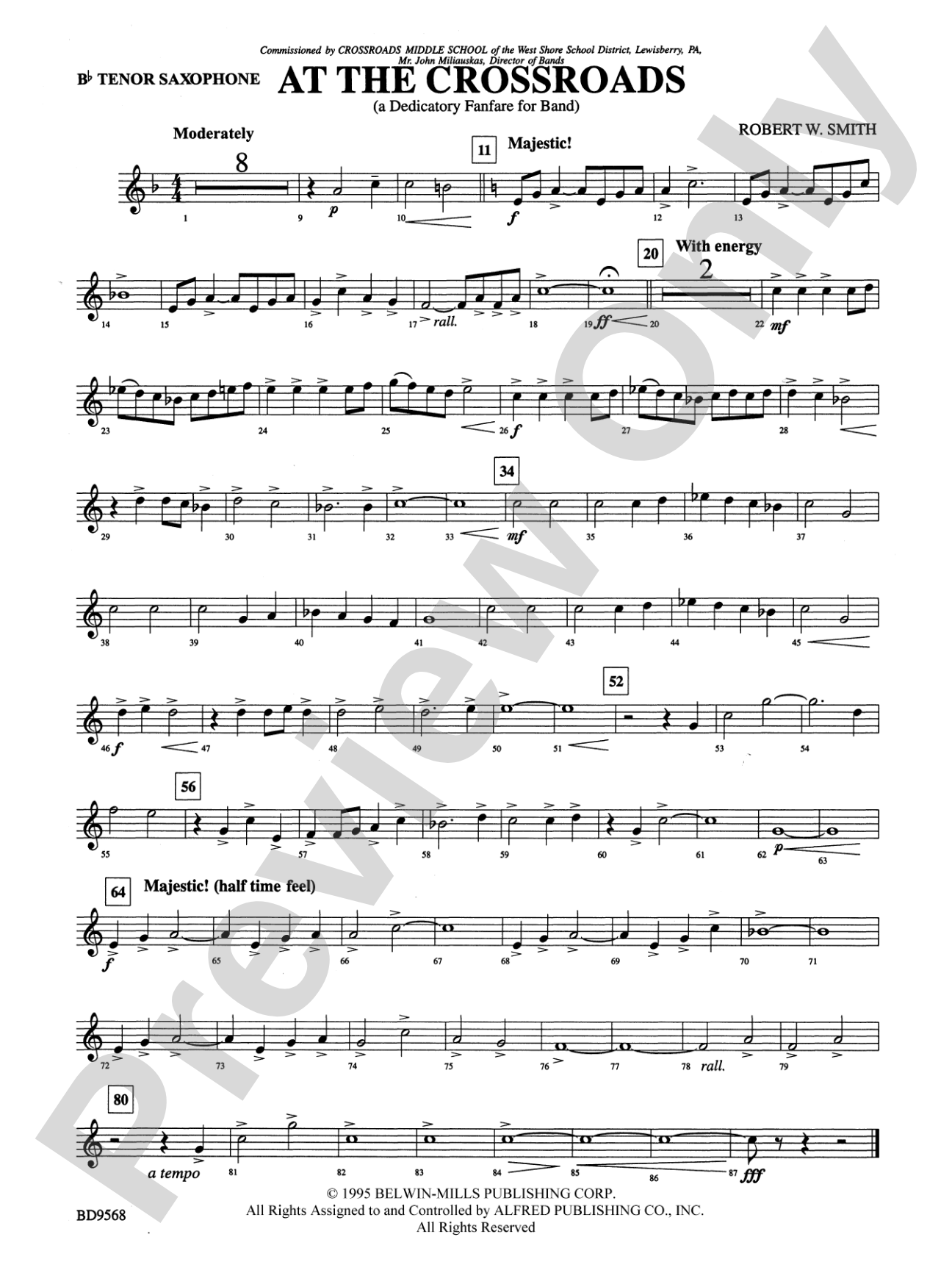 At the Crossroads: B-flat Tenor Saxophone
