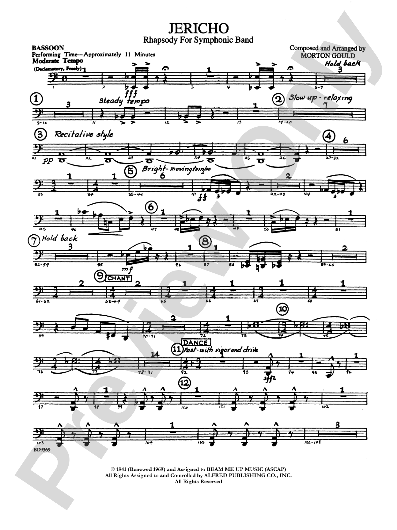 Jericho: Bassoon
