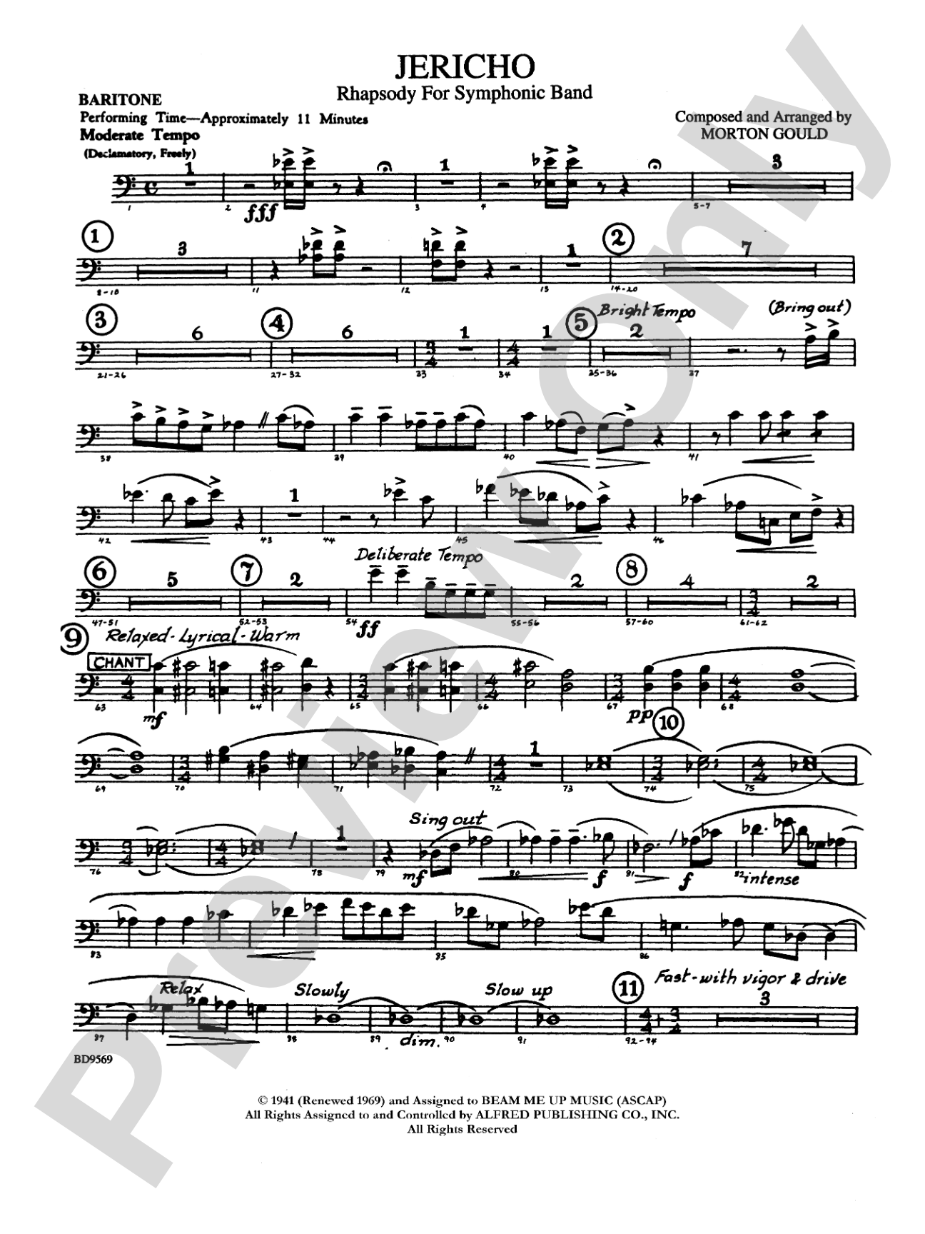 Jericho: Baritone B.C.