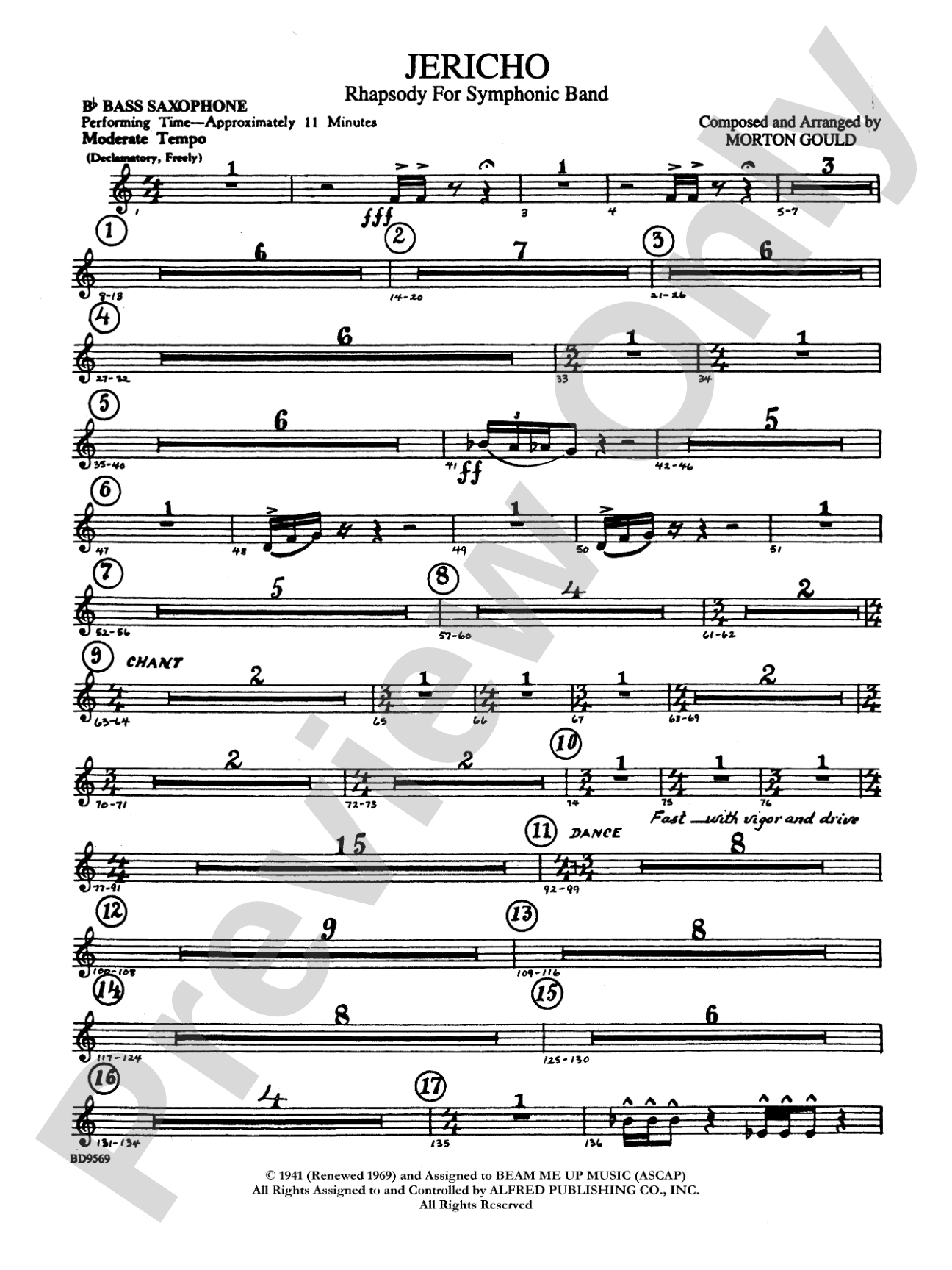 Jericho: B-flat Bass Saxophone