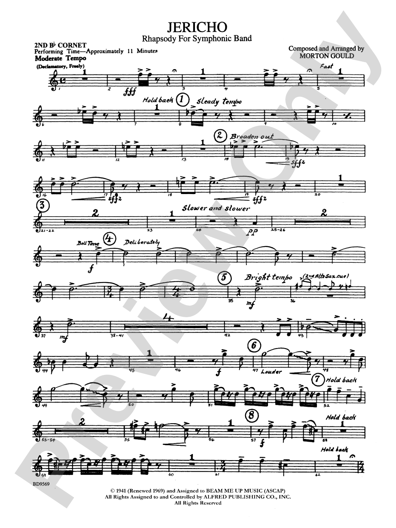 Jericho: 2nd B-flat Cornet