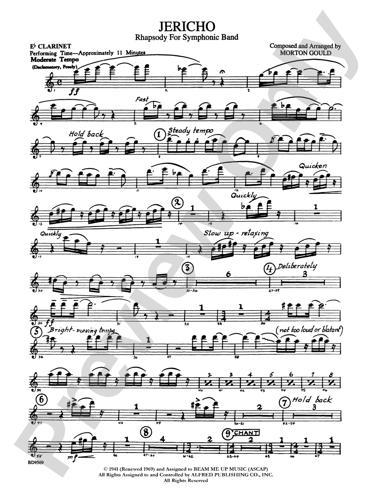Jericho: E-flat Soprano Clarinet