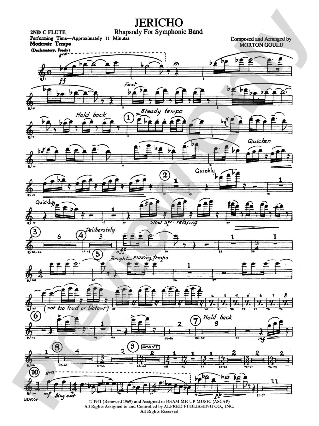Jericho: 2nd Flute
