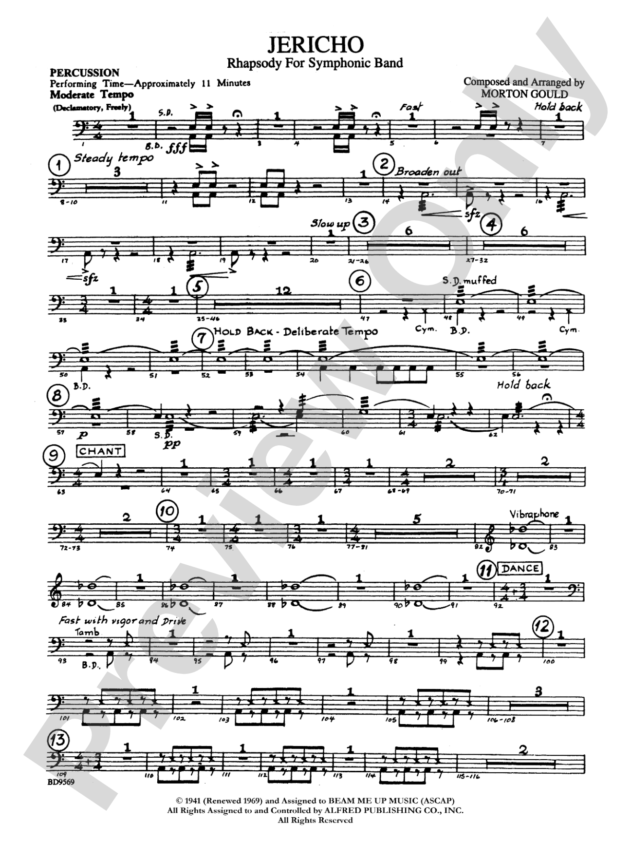 Jericho: 1st Percussion
