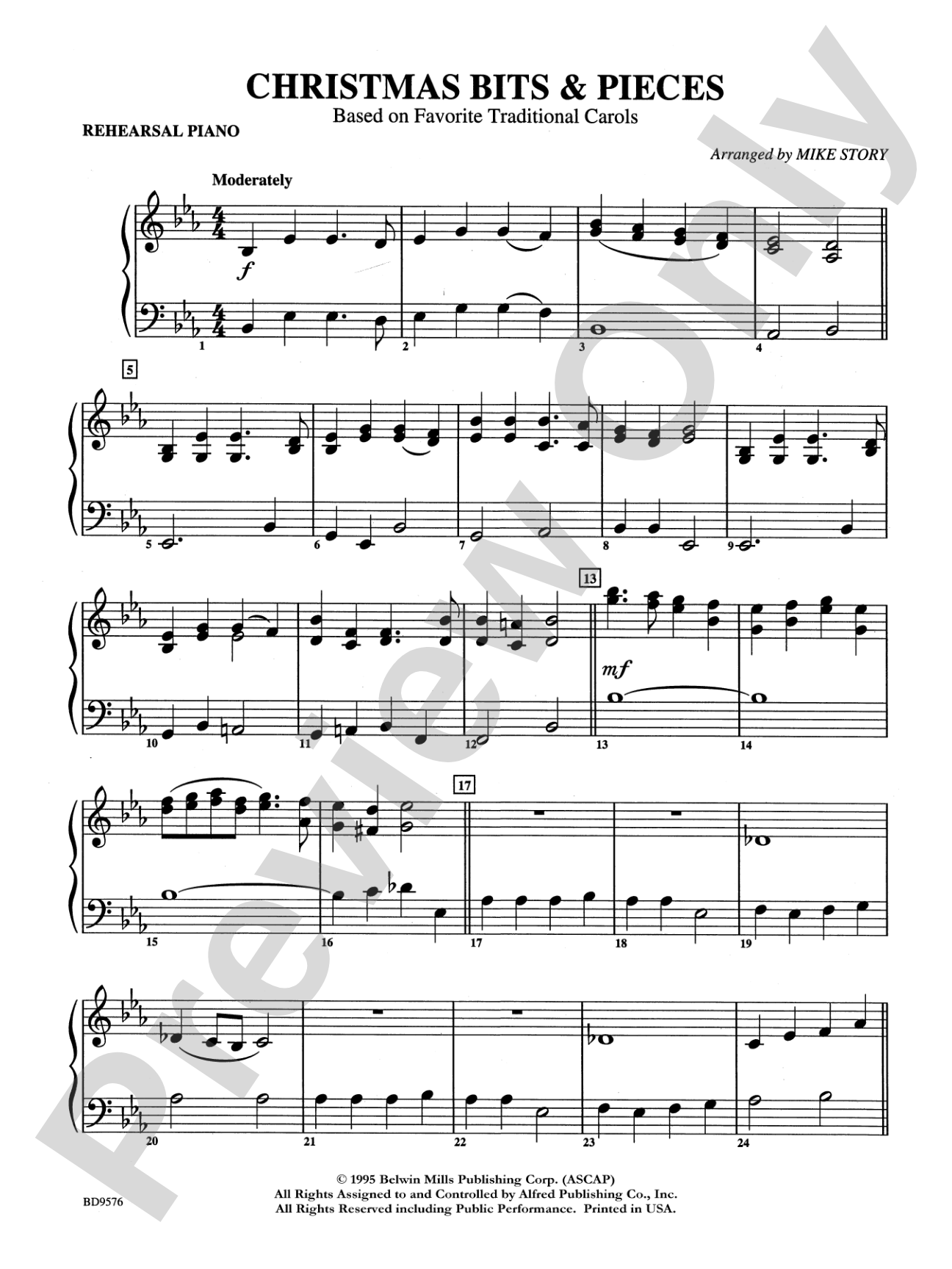 Christmas Bits & Pieces (based on Favorite Traditional Carols): Piano Accompaniment
