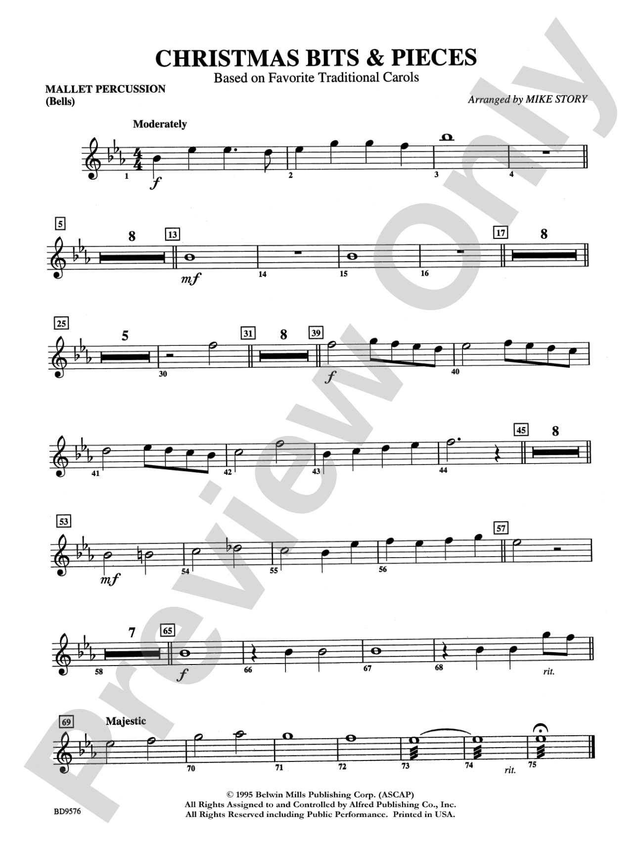 Christmas Bits & Pieces (based on Favorite Traditional Carols): Mallets