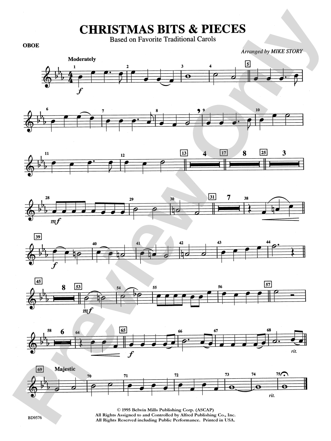 Christmas Bits & Pieces (based on Favorite Traditional Carols): Oboe