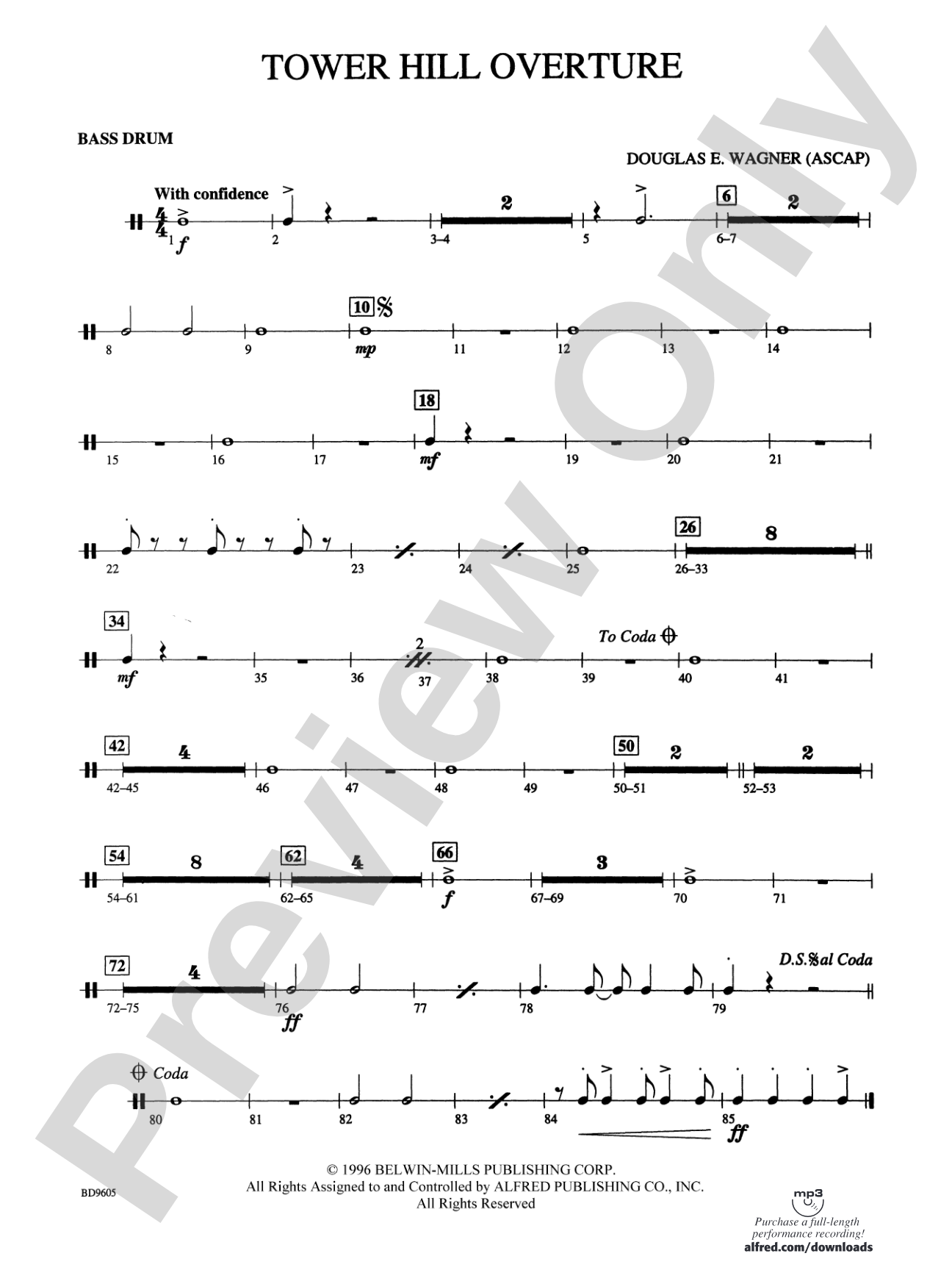 Tower Hill Overture: Bass Drum