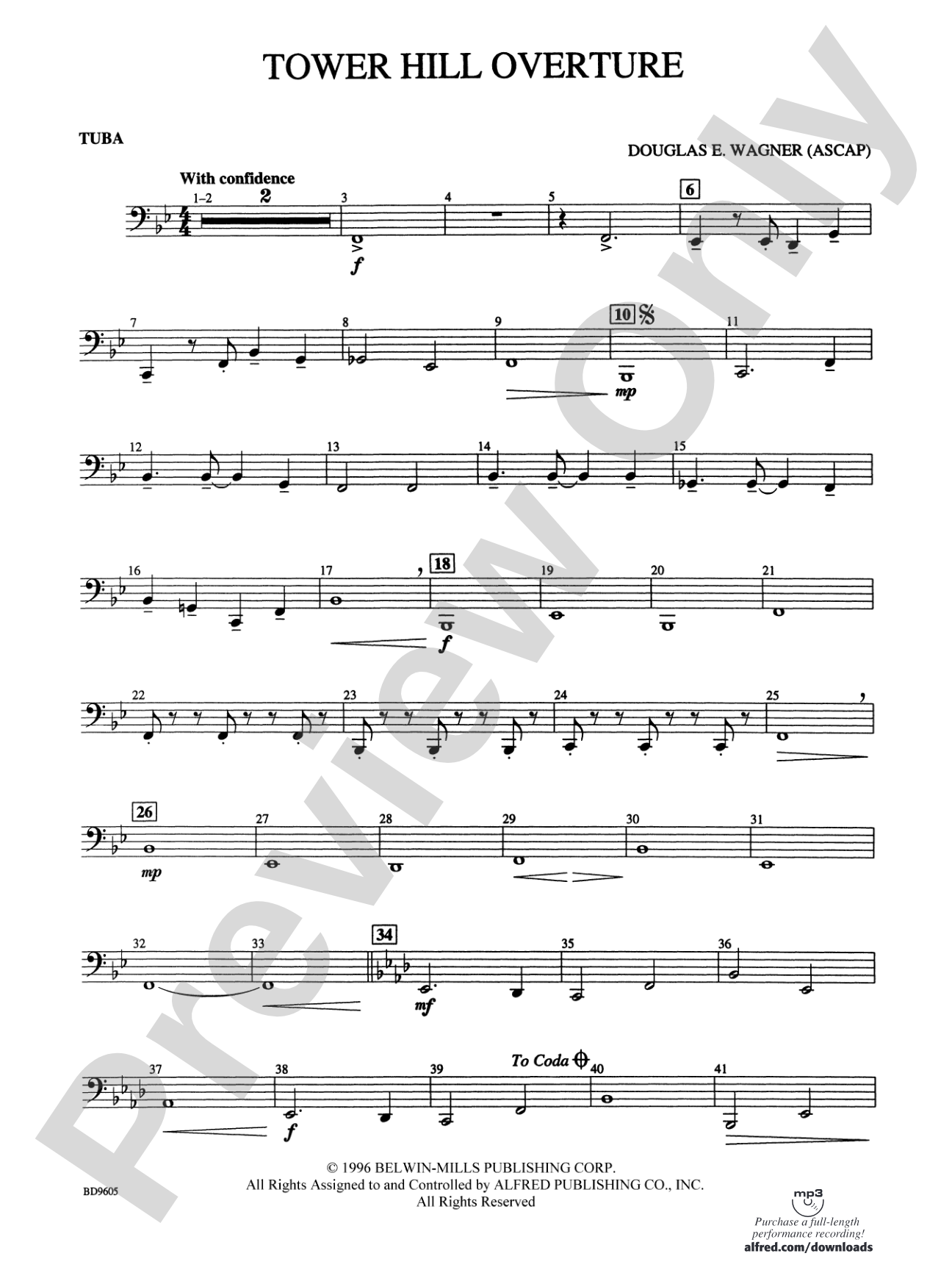 Tower Hill Overture: Tuba