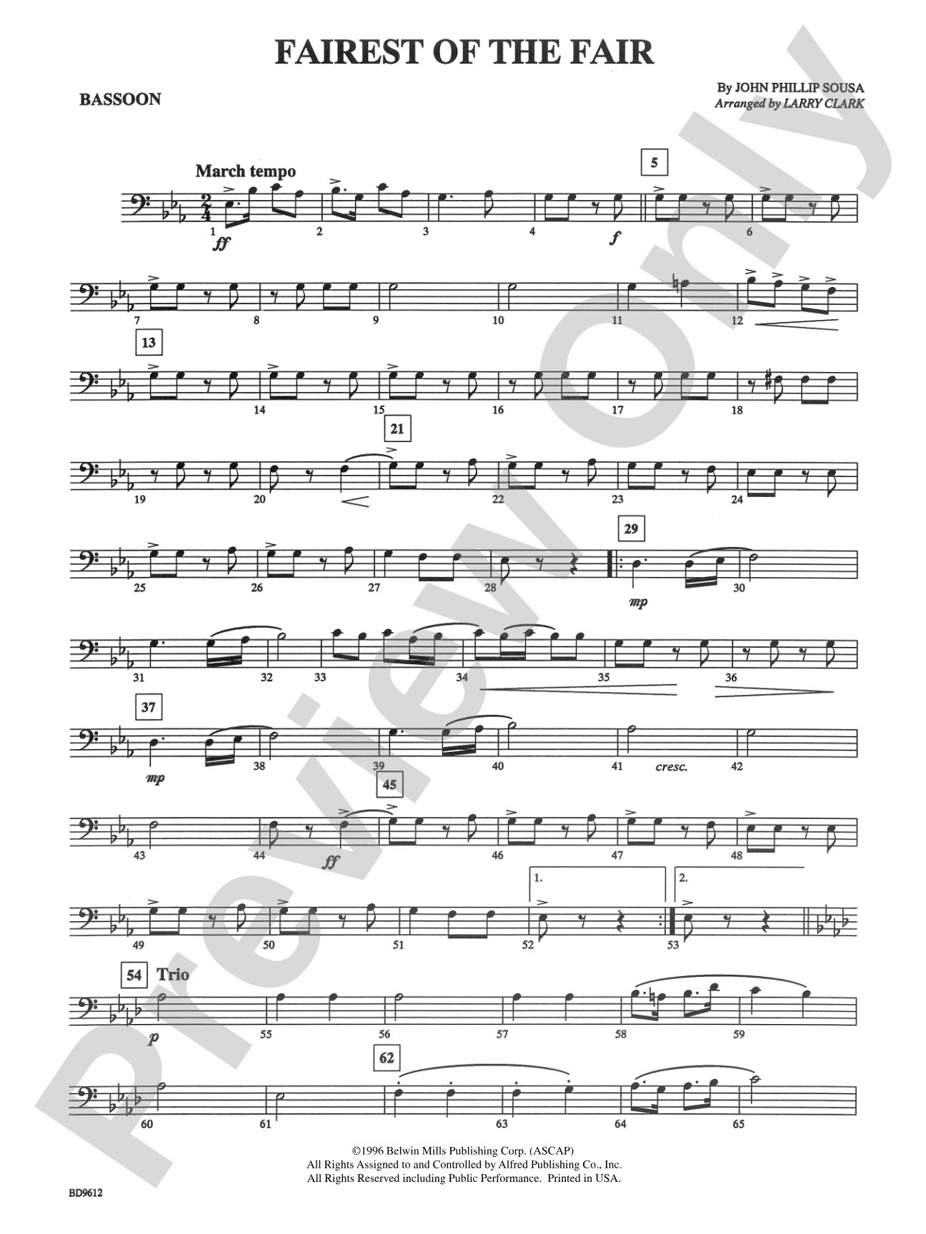 The Fairest of the Fair: Bassoon
