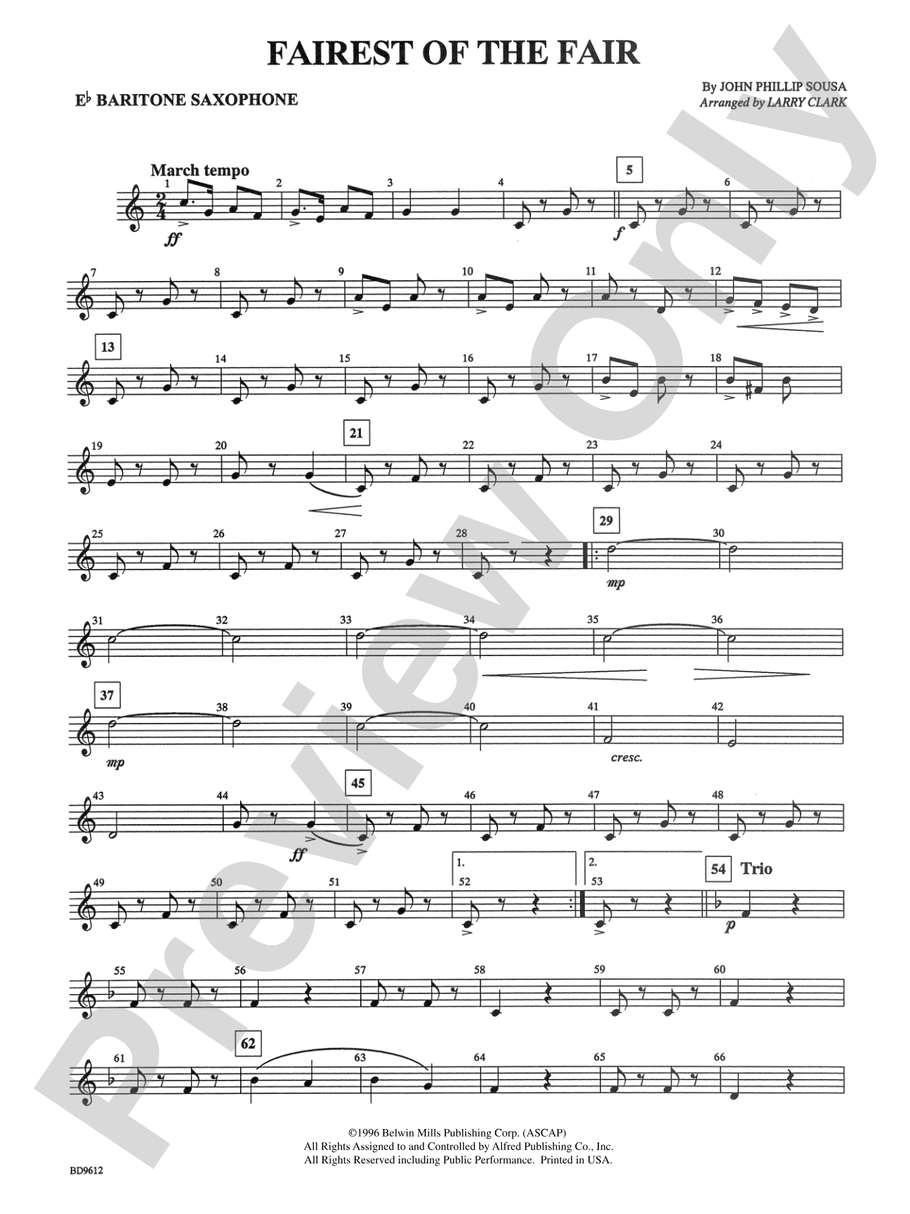 The Fairest of the Fair: E-flat Baritone Saxophone