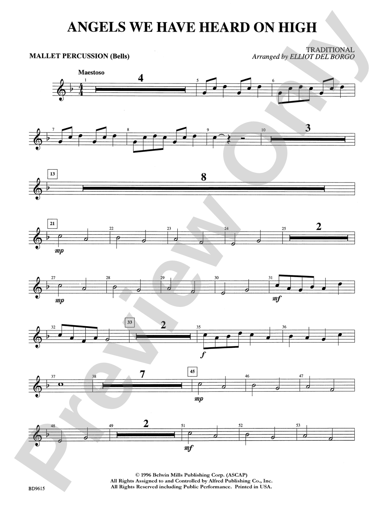 Angels We Have Heard on High: Mallets