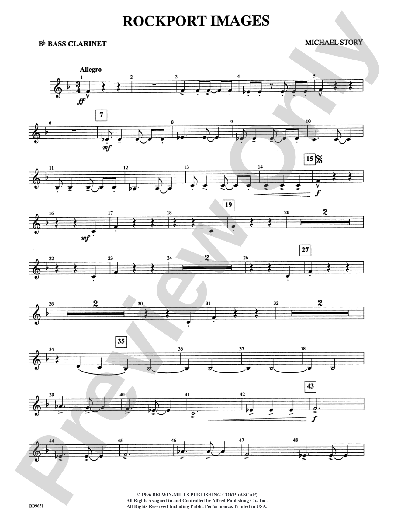 Rockport Images: B-flat Bass Clarinet