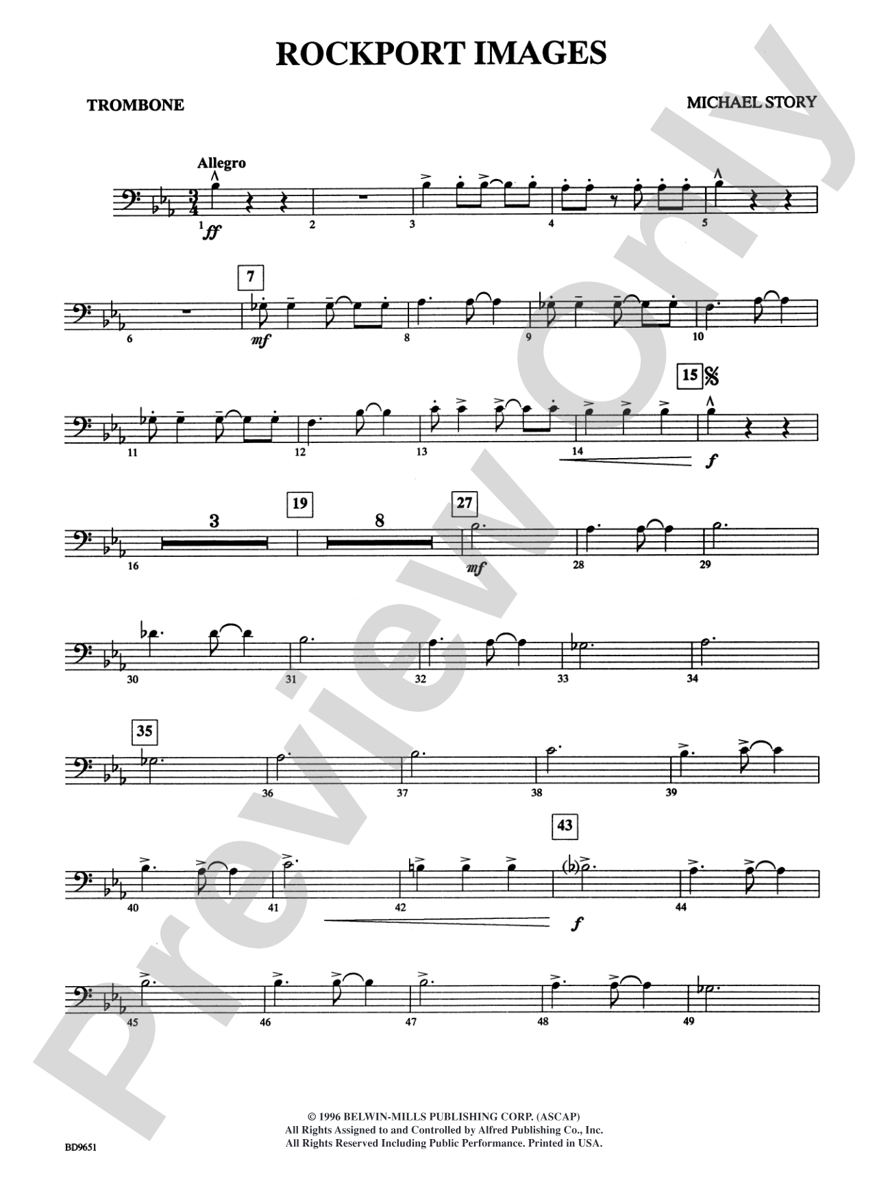 Rockport Images: 1st Trombone