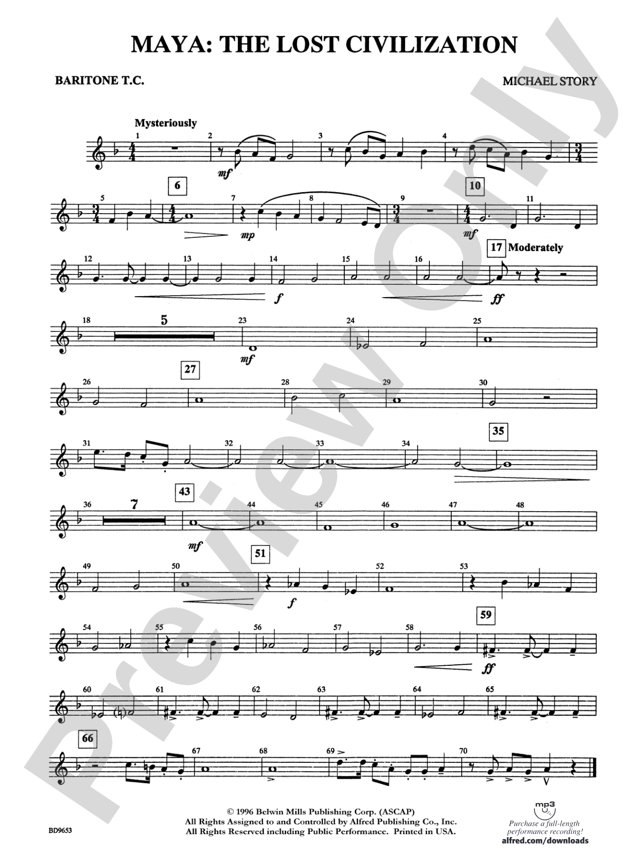 Maya: The Lost Civilization: Baritone T.C.