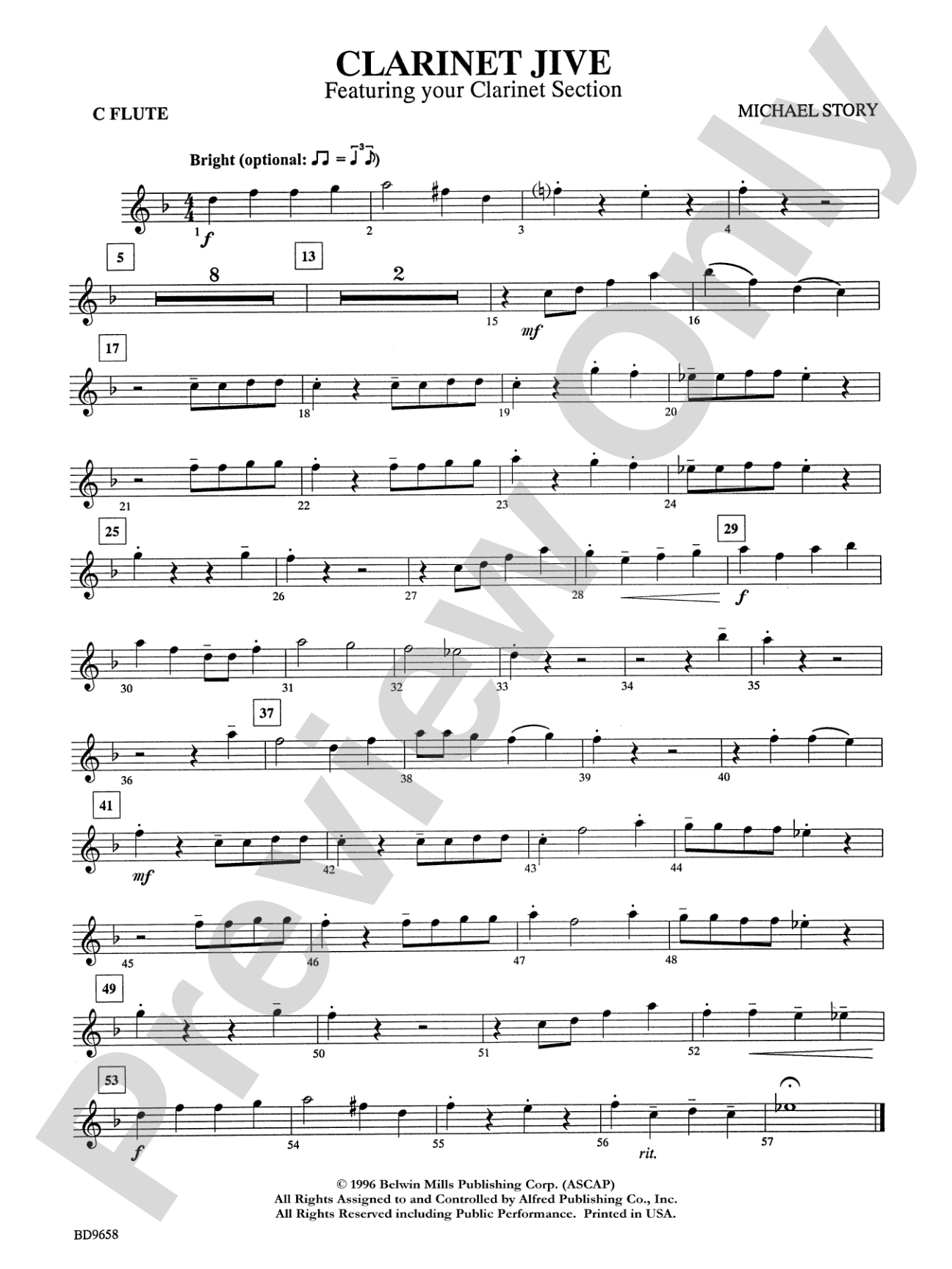 Clarinet Jive: Flute