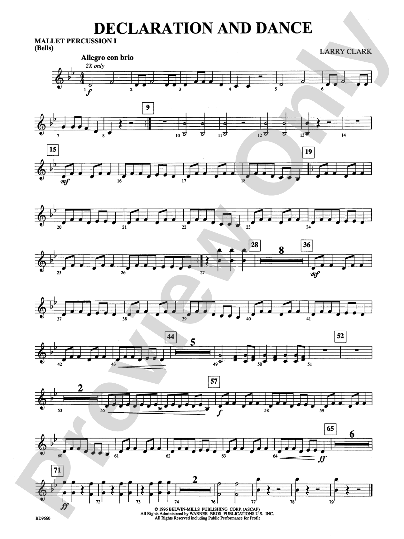 Declaration and Dance: Mallets