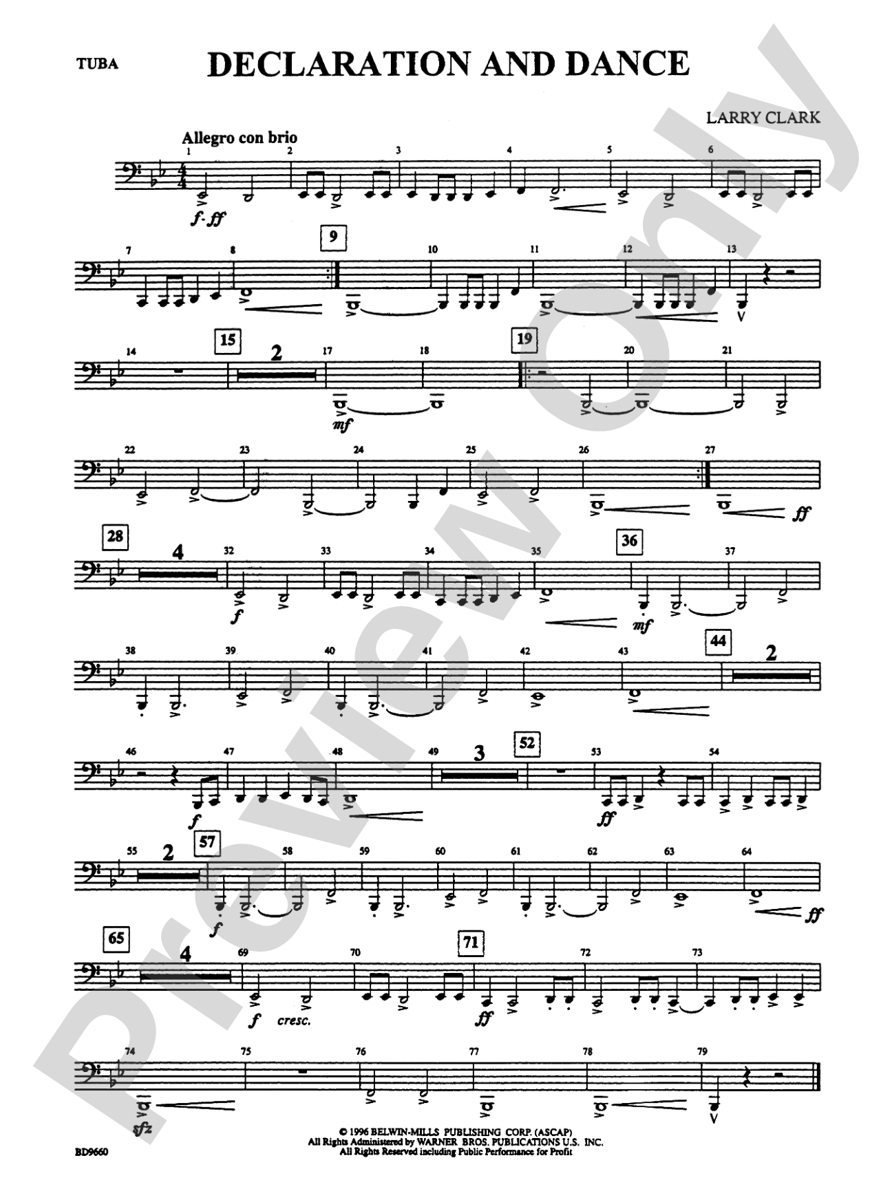 Declaration and Dance: Tuba